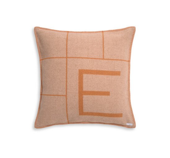 Orange - Rhoda cushion grey