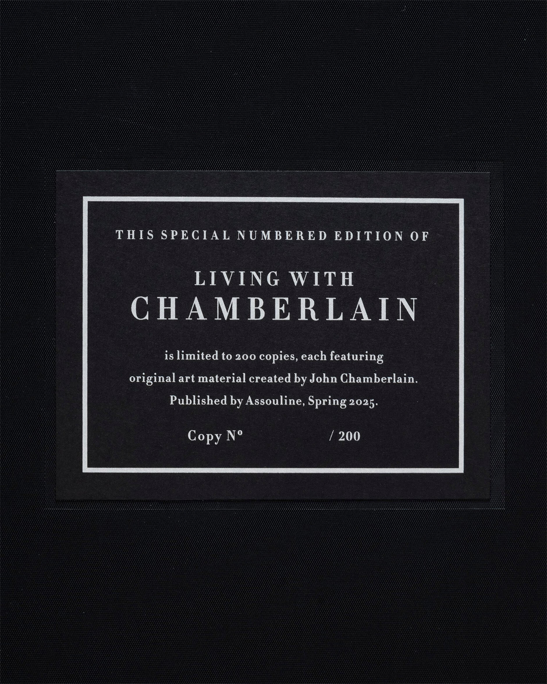 Living with Chamberlain, Art in Residence (Special Edition)