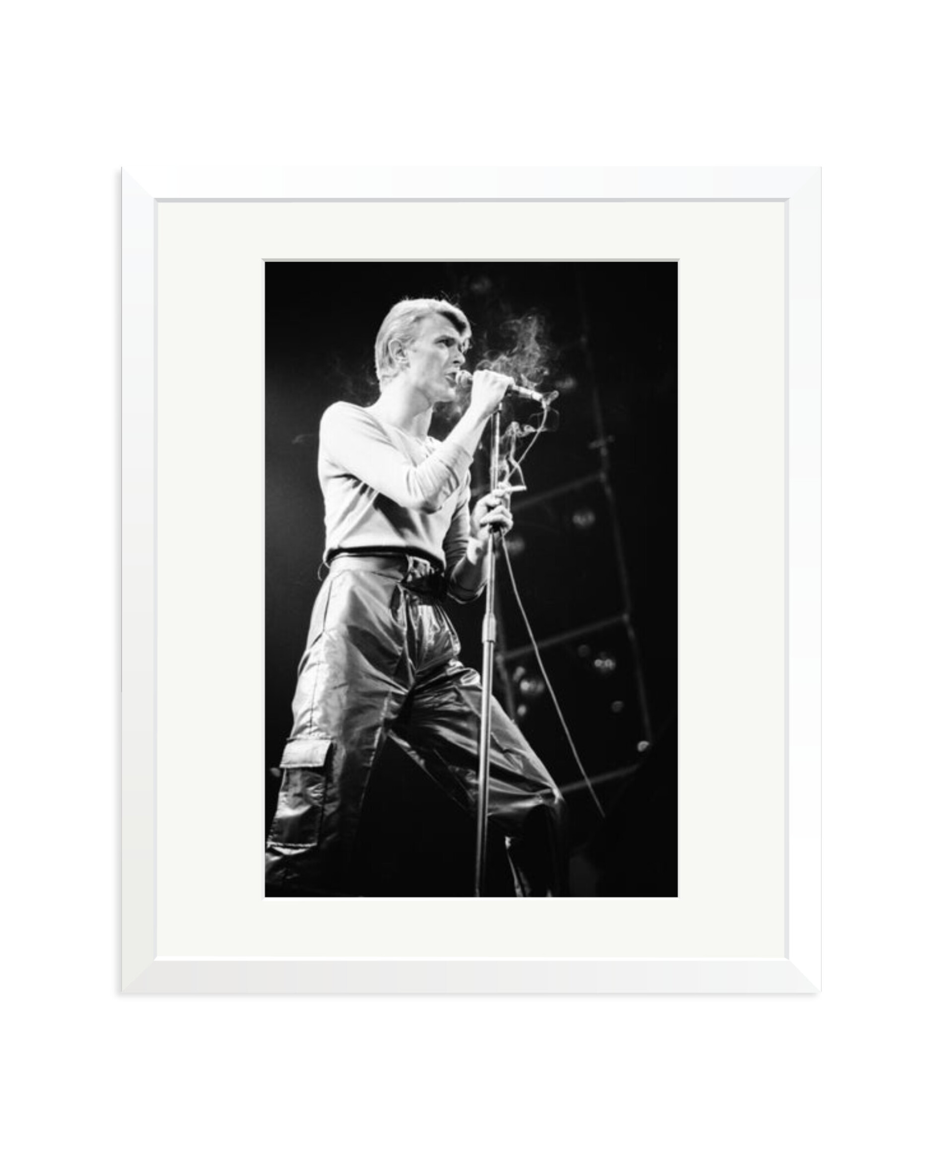 Smoking Bowie, 1978 White / Large