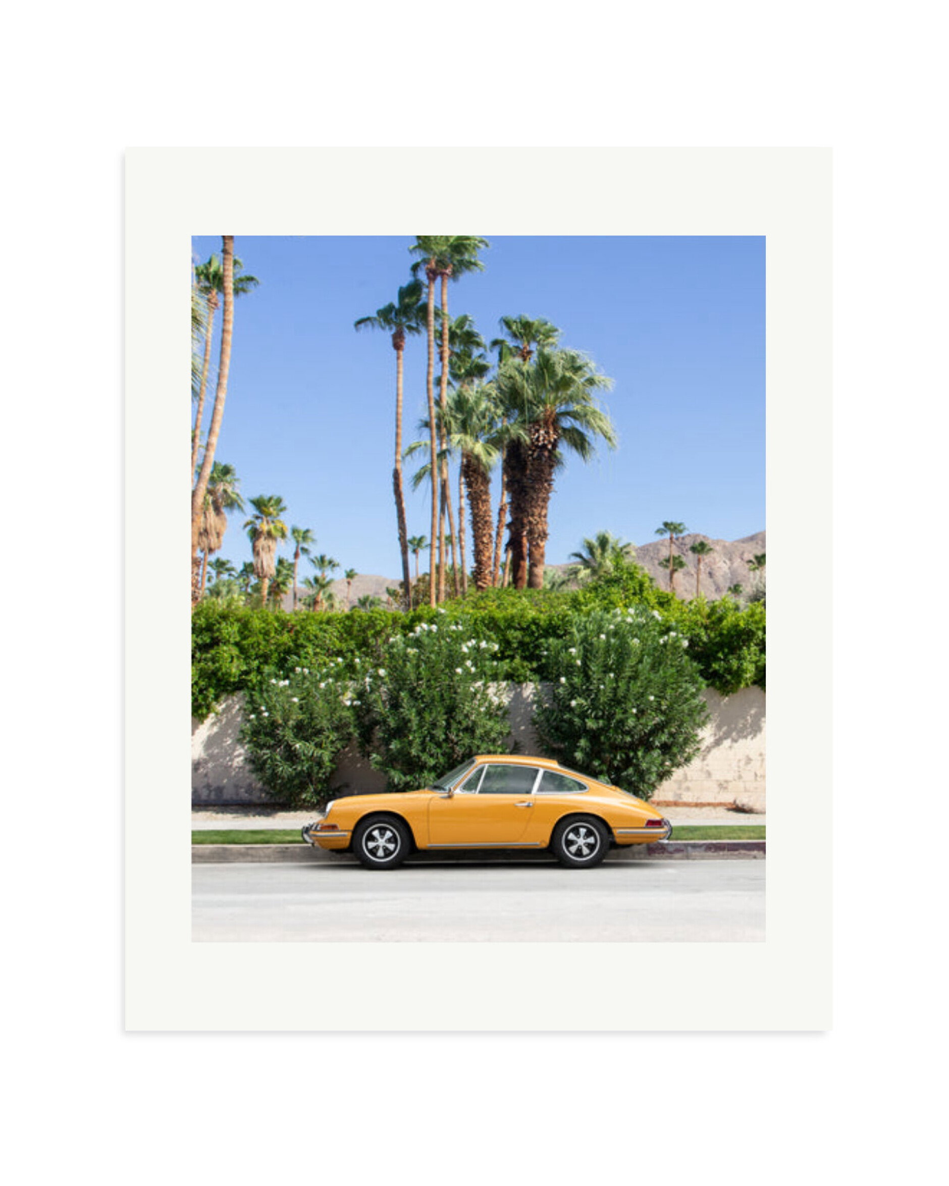 Porsche 911 in Palm Springs Print Only / Medium