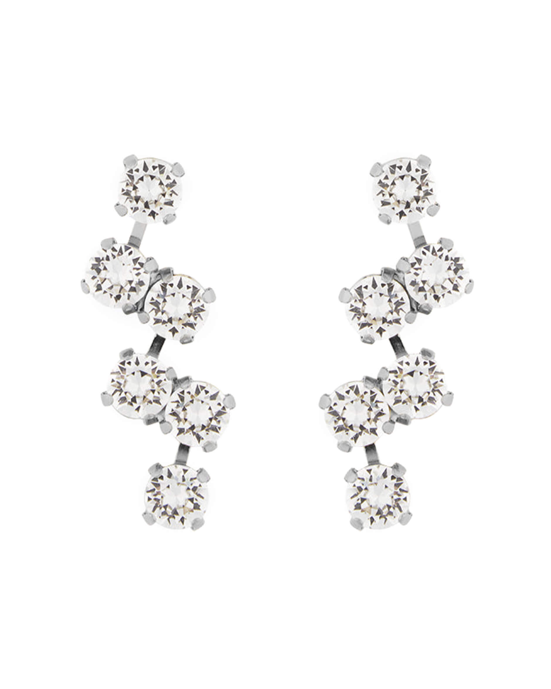 Fiona earrings crystal rhodium