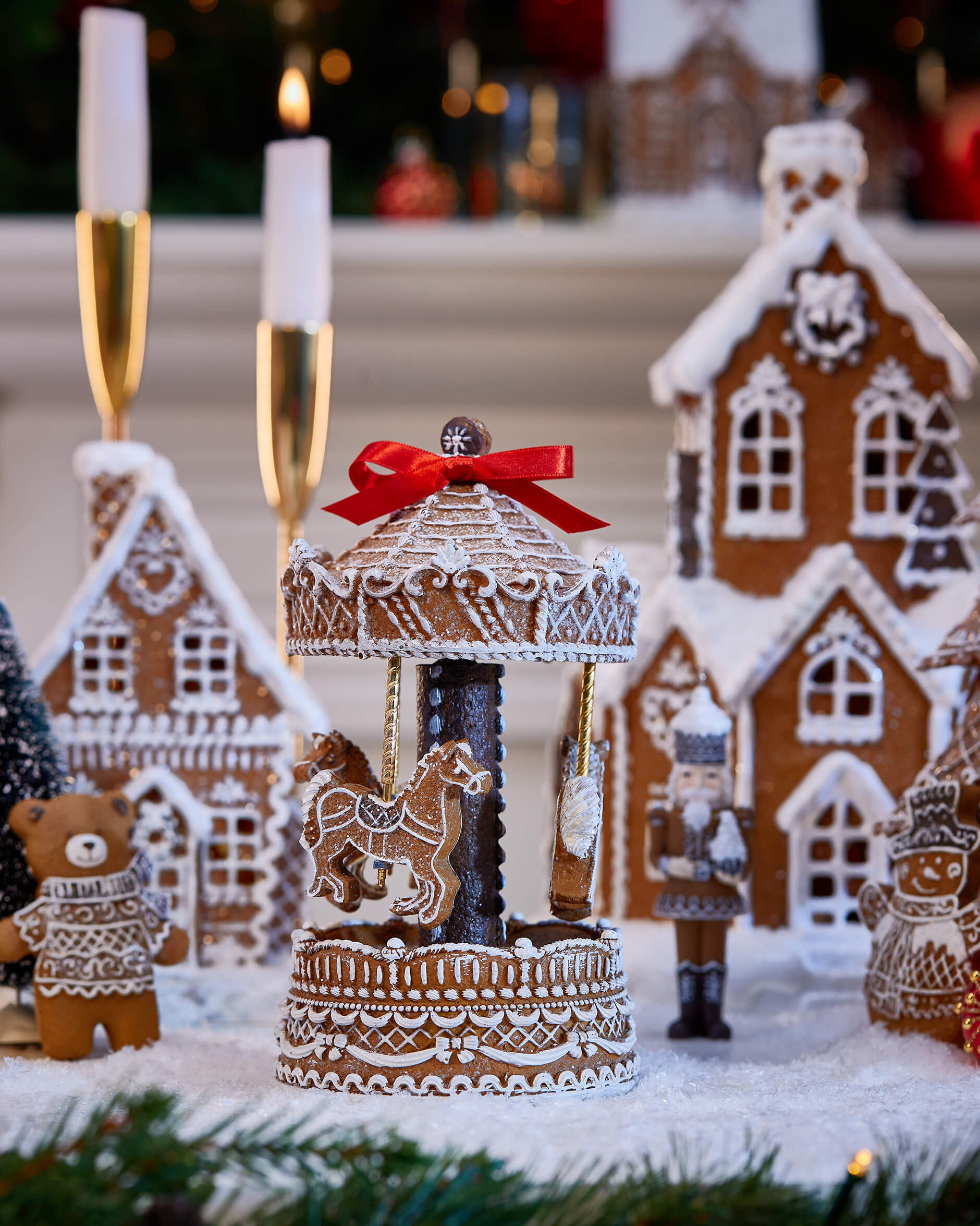 Maryport pepparkaka karusell juldekoration