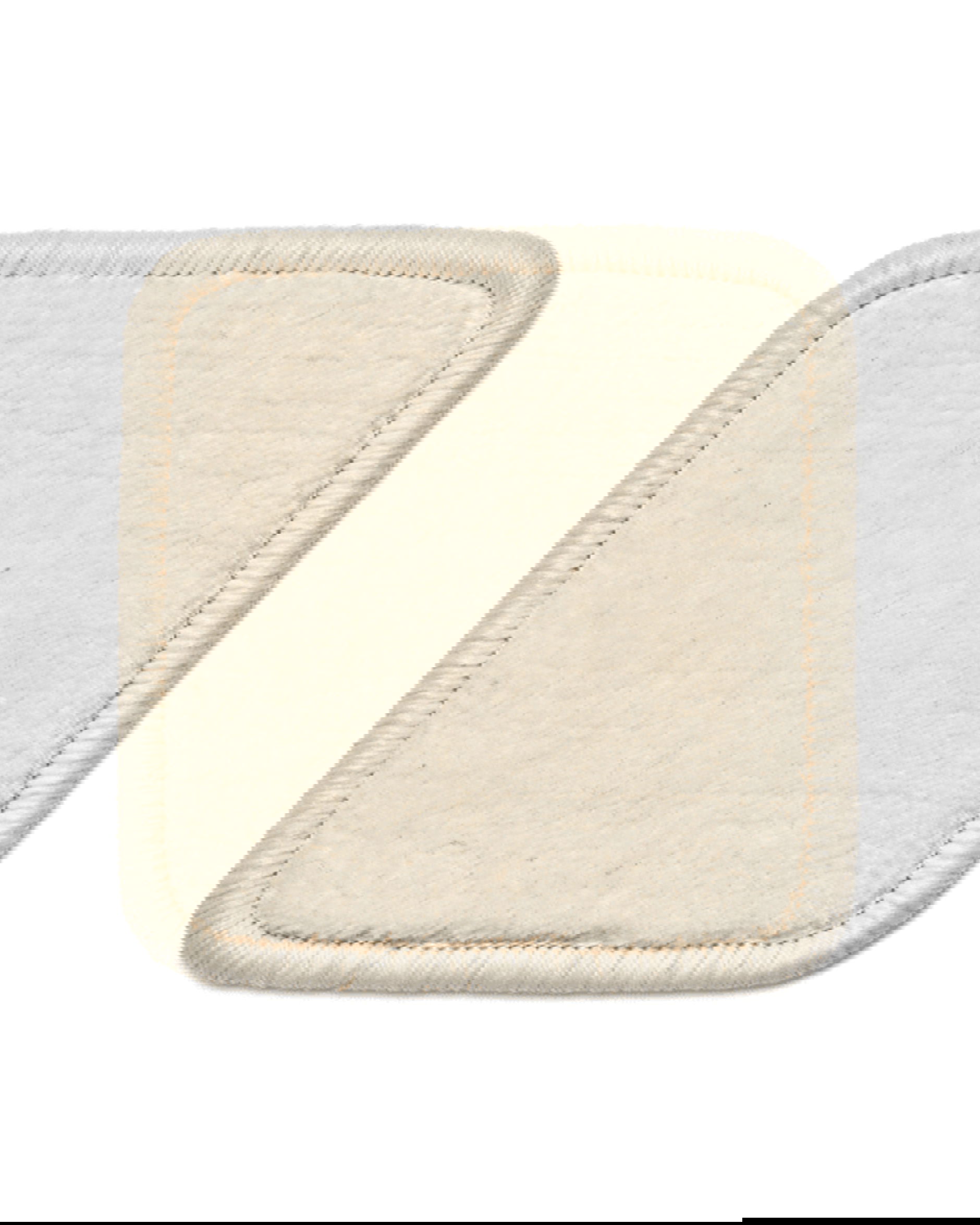 Lobby rug with edging off-white