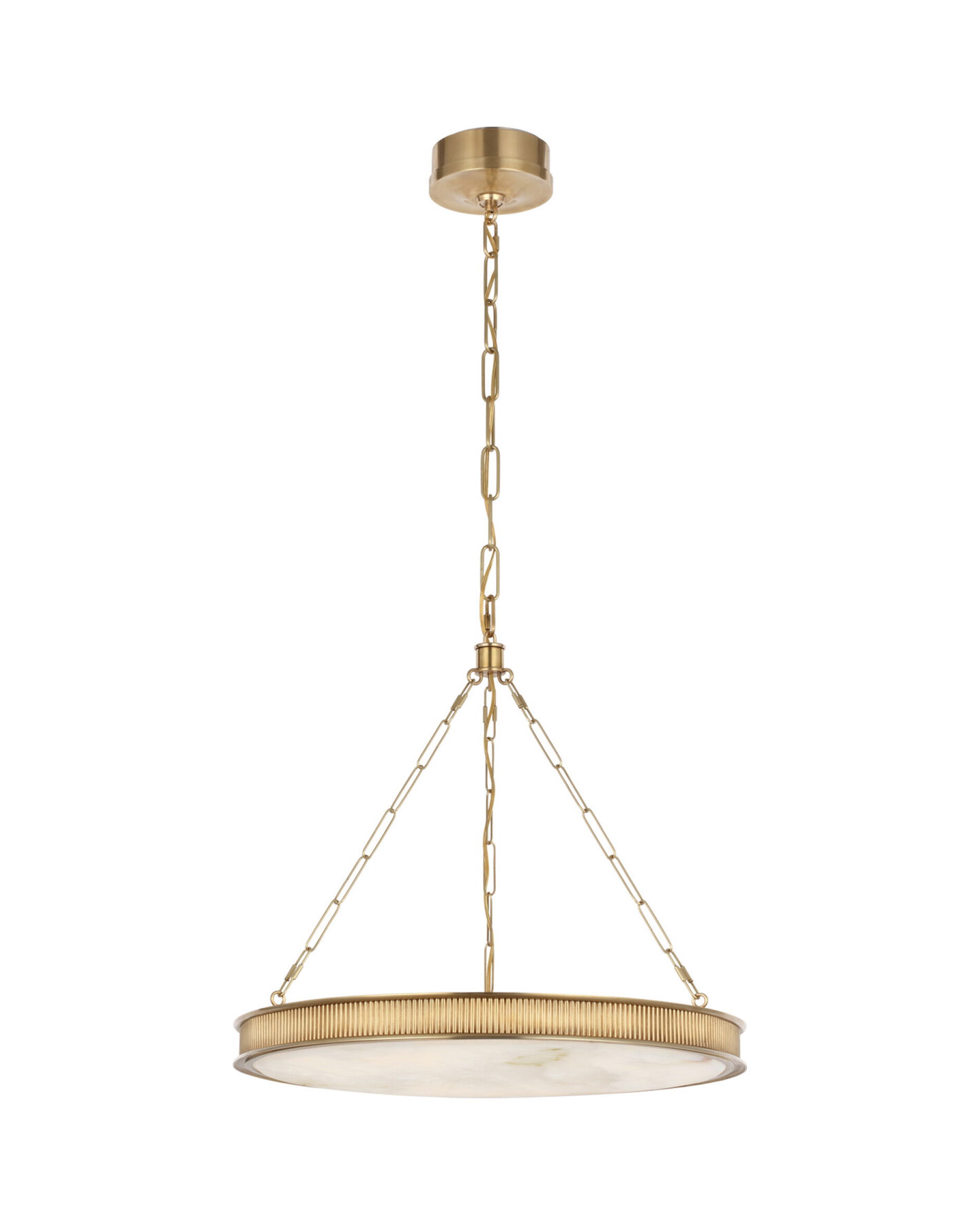 Matthew 24" Chandelier Brass