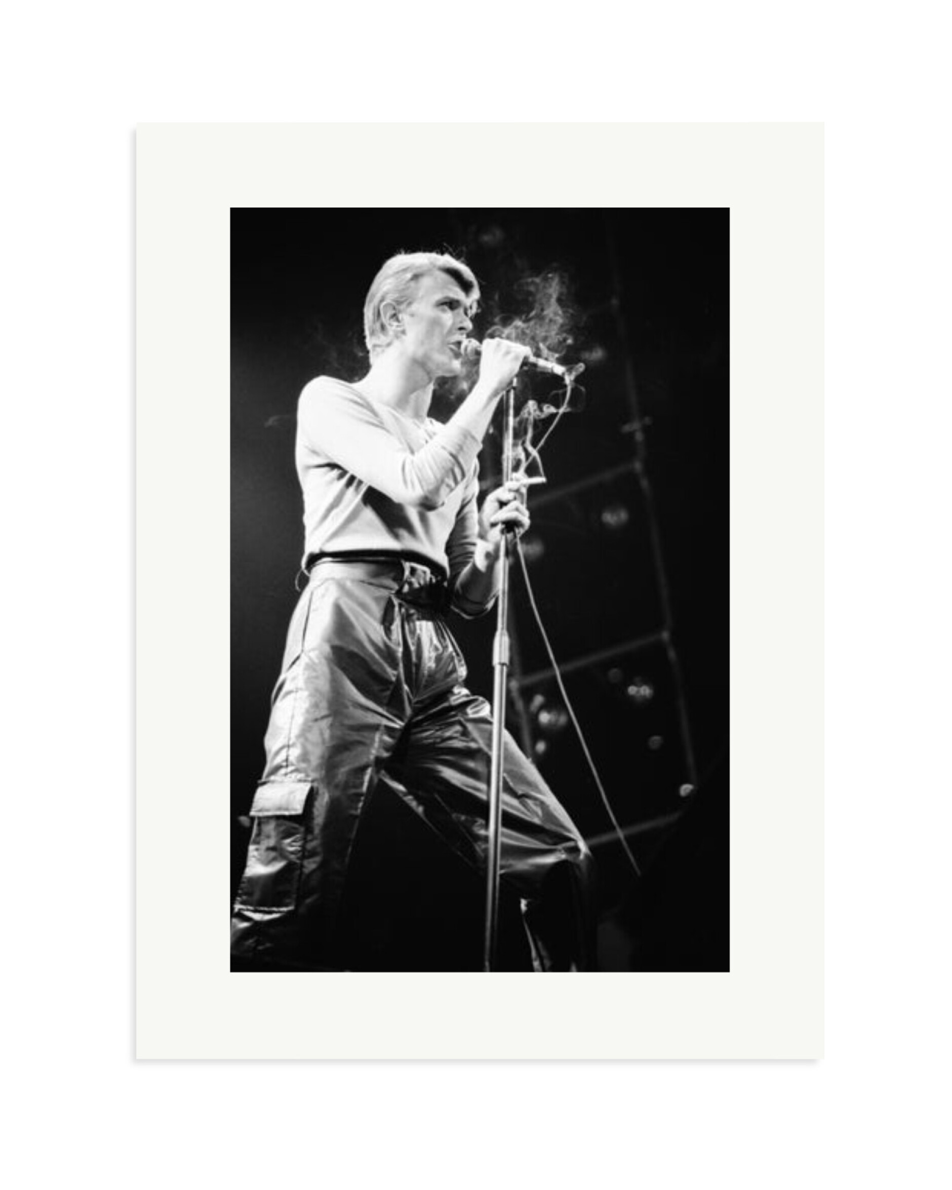 Smoking Bowie, 1978 Print Only / XL