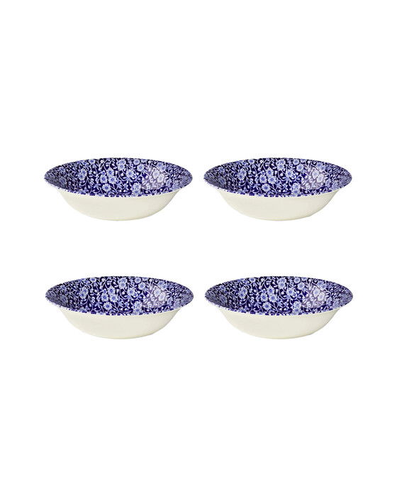 Blue Calico djup tallrik 4-pack