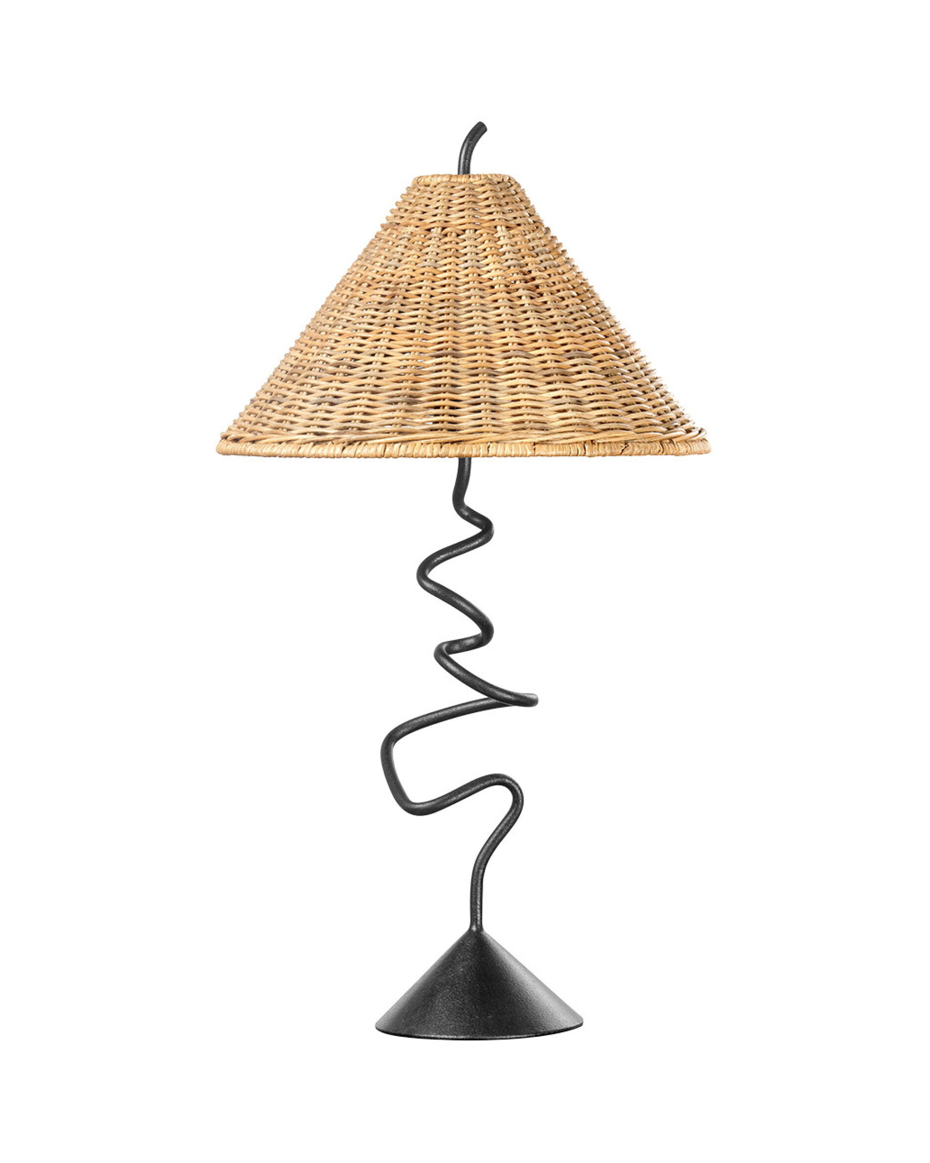 Alaric black table lamp