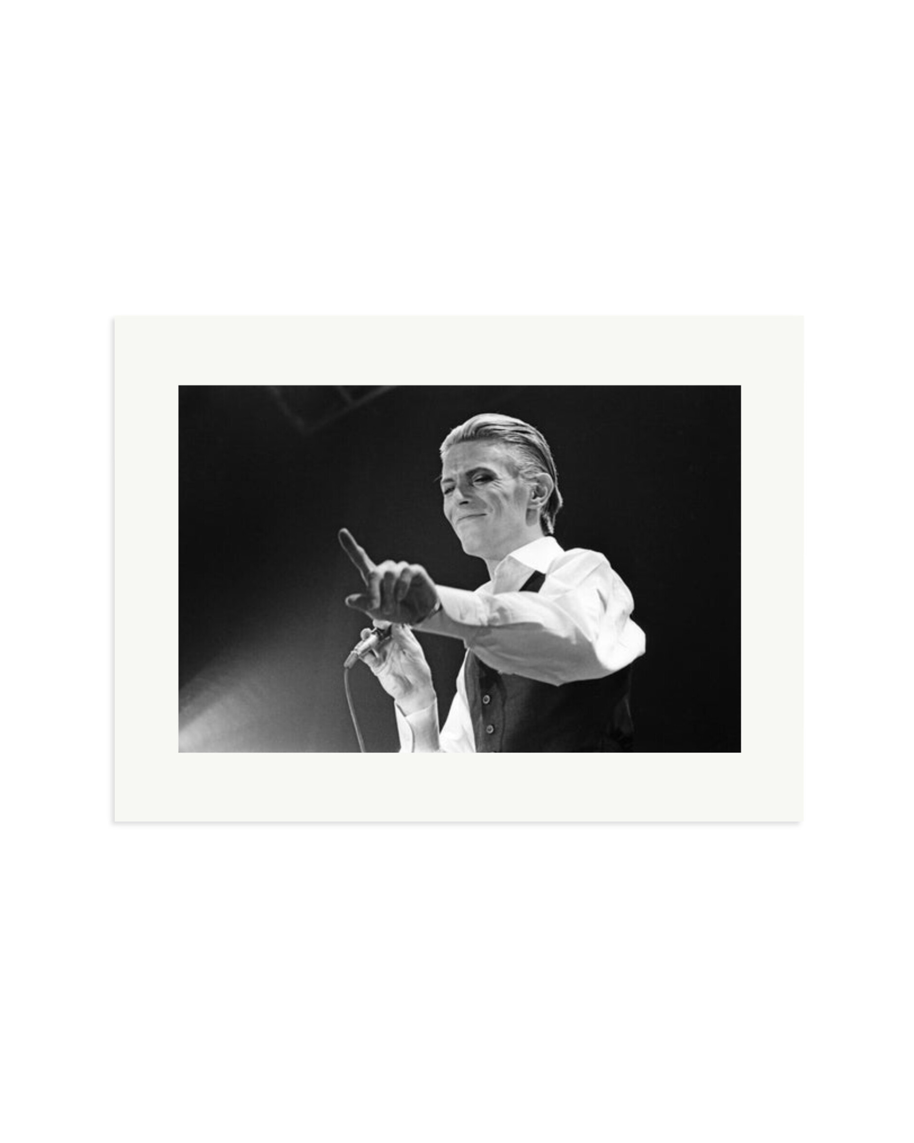 David Bowie Isolar Tour Print Only / XL