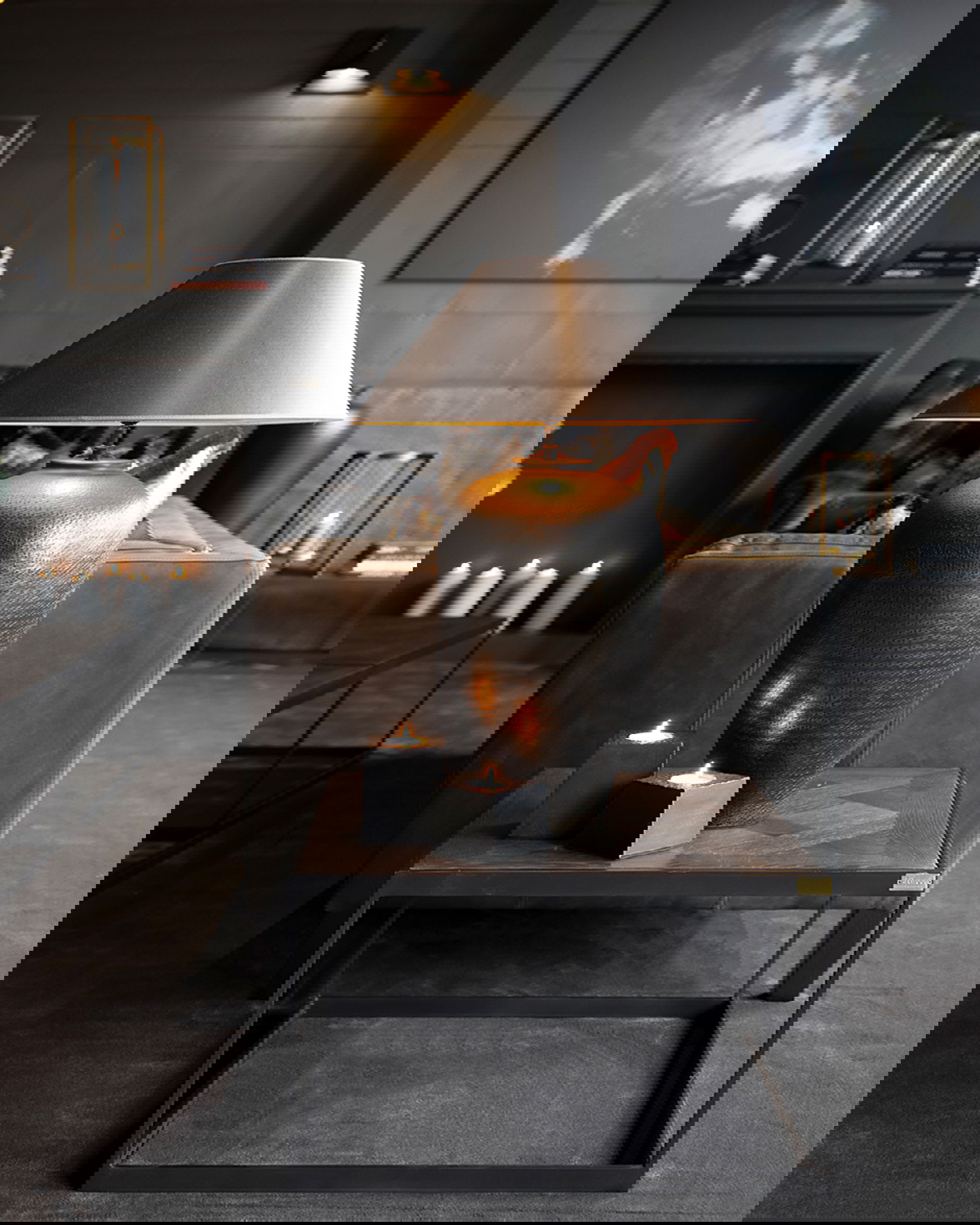 Pittsburgh sidobord brun