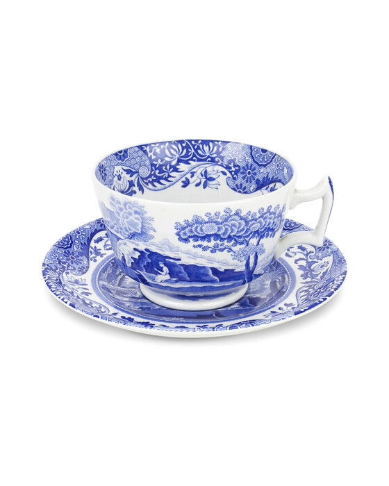 Blue Italian frokostkopp