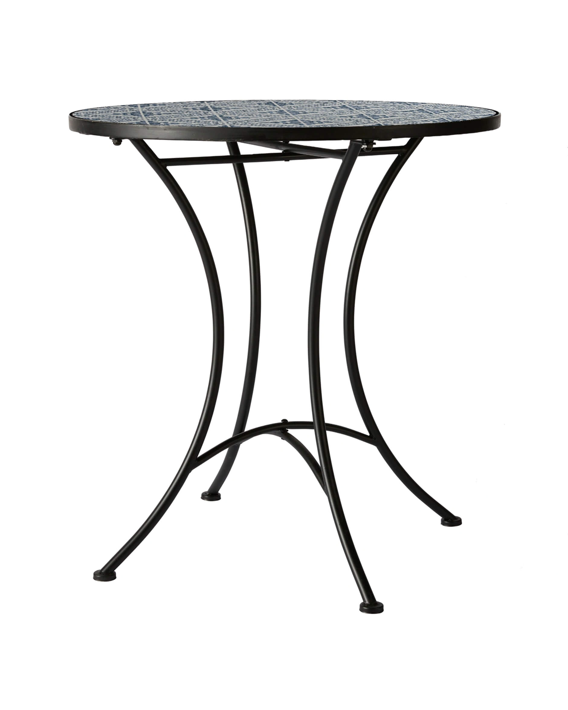 Toscana bord blå/vit