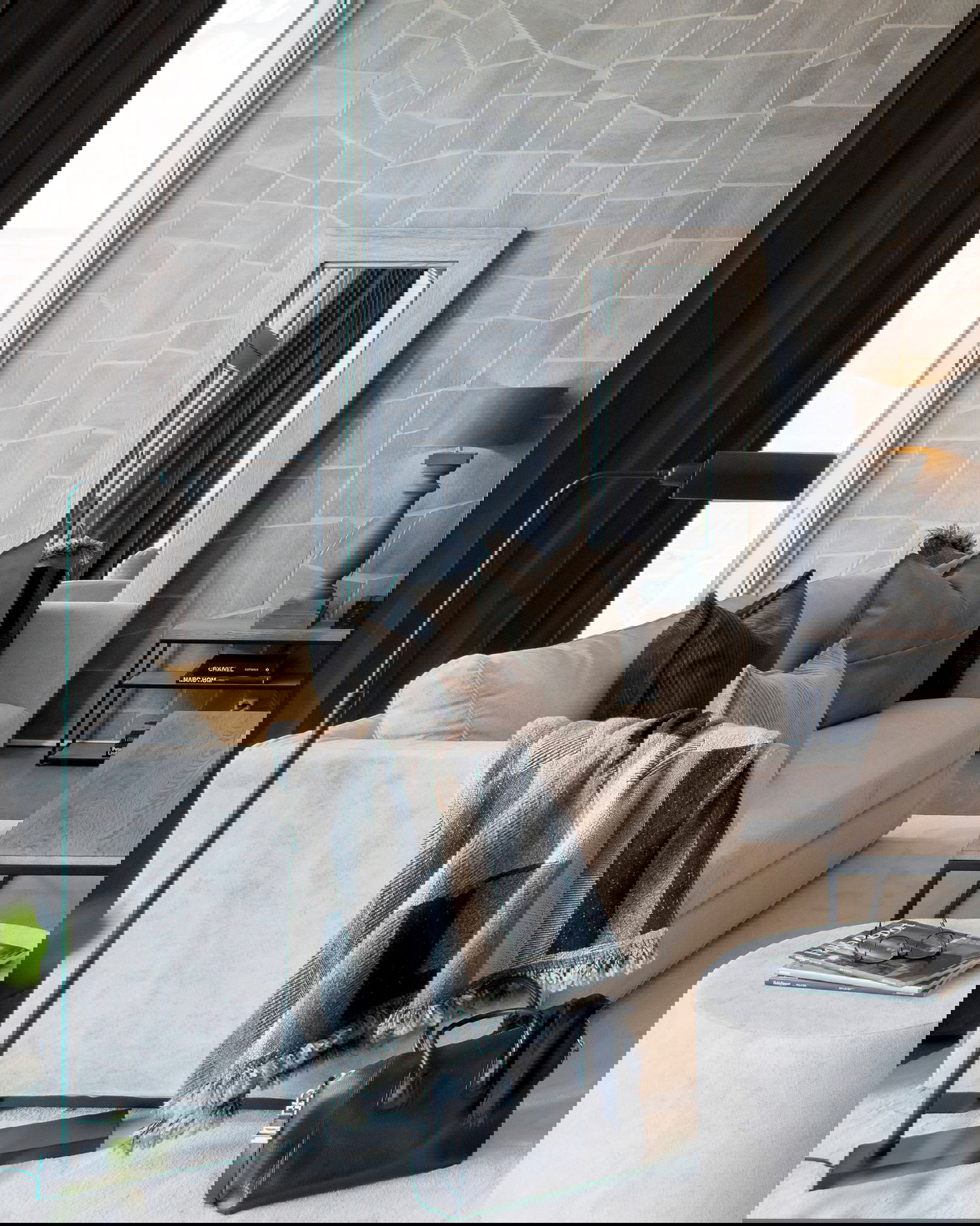 Berlin golvlampa svart