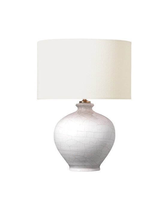 Gaios 13"" portabel bordslampa crackled ivory | Belysning - Lampor - Bordslampor | Möbelexperten