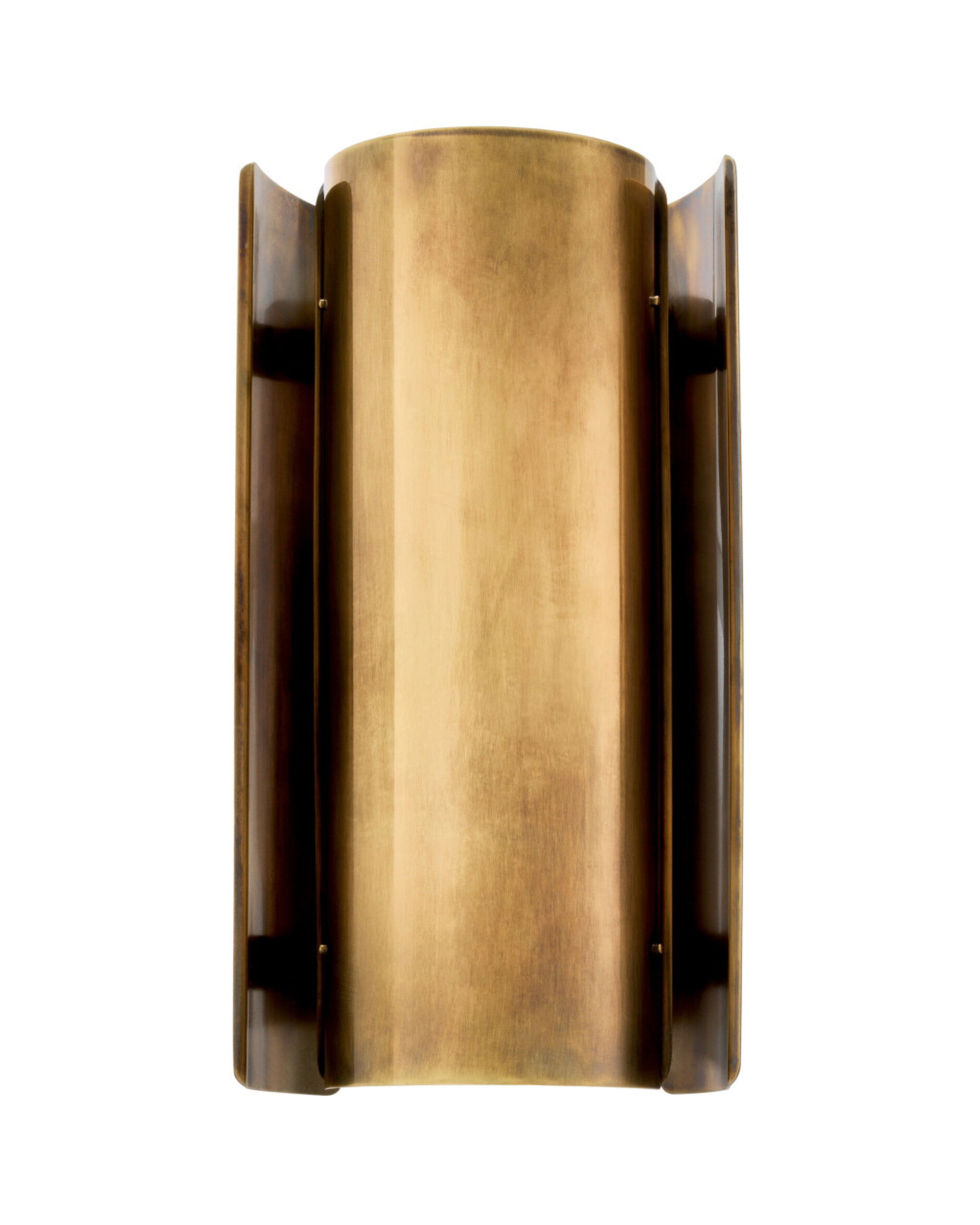 Verge wandlamp vintage messing