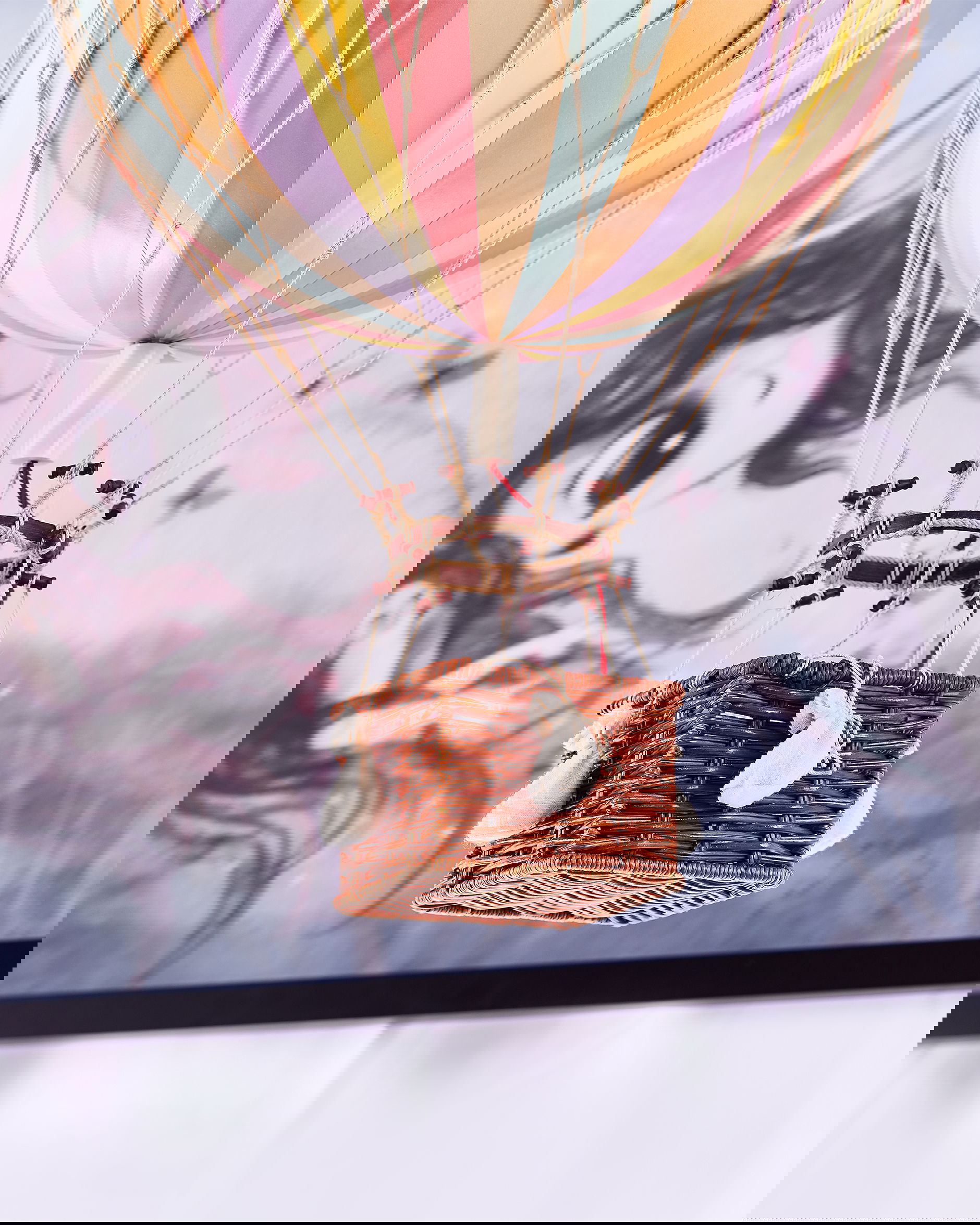 Royal Aero luftballong regnbåge/pastell