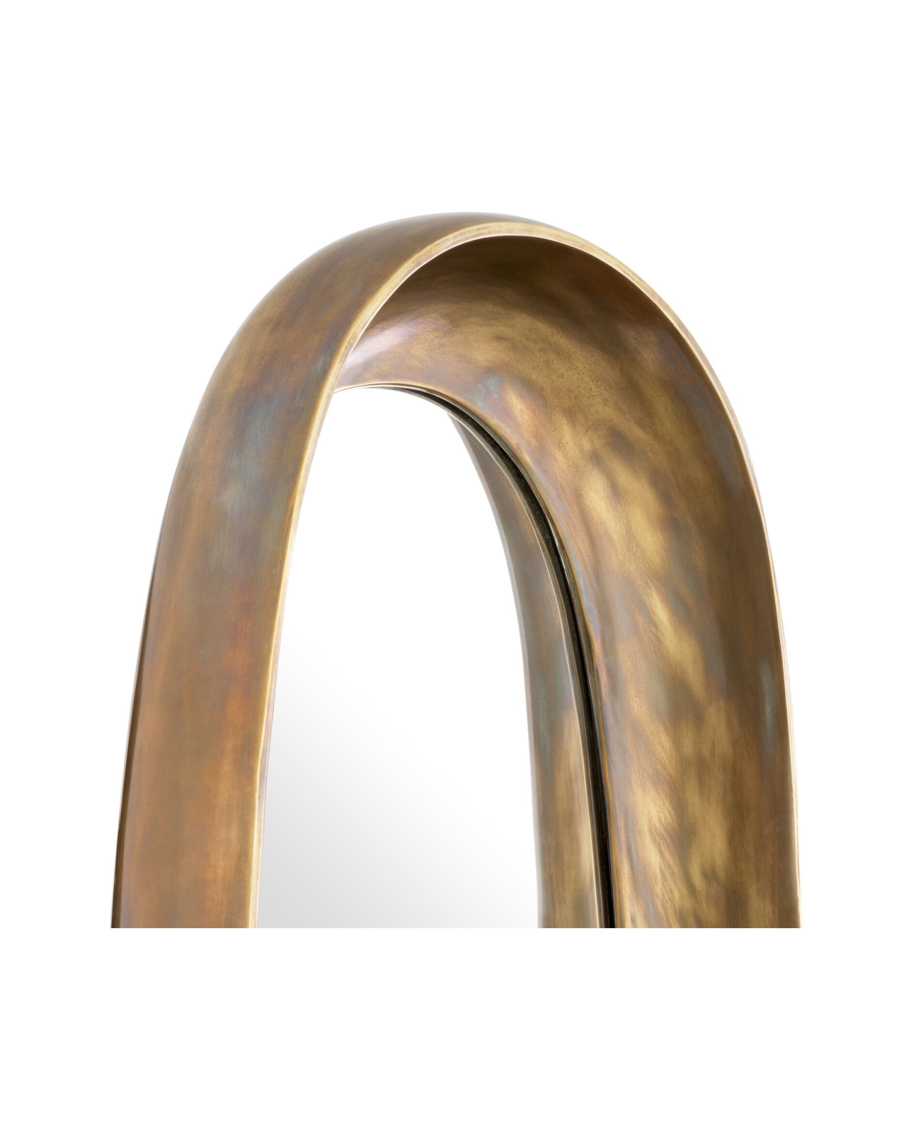 Sandals spegel antik mässing