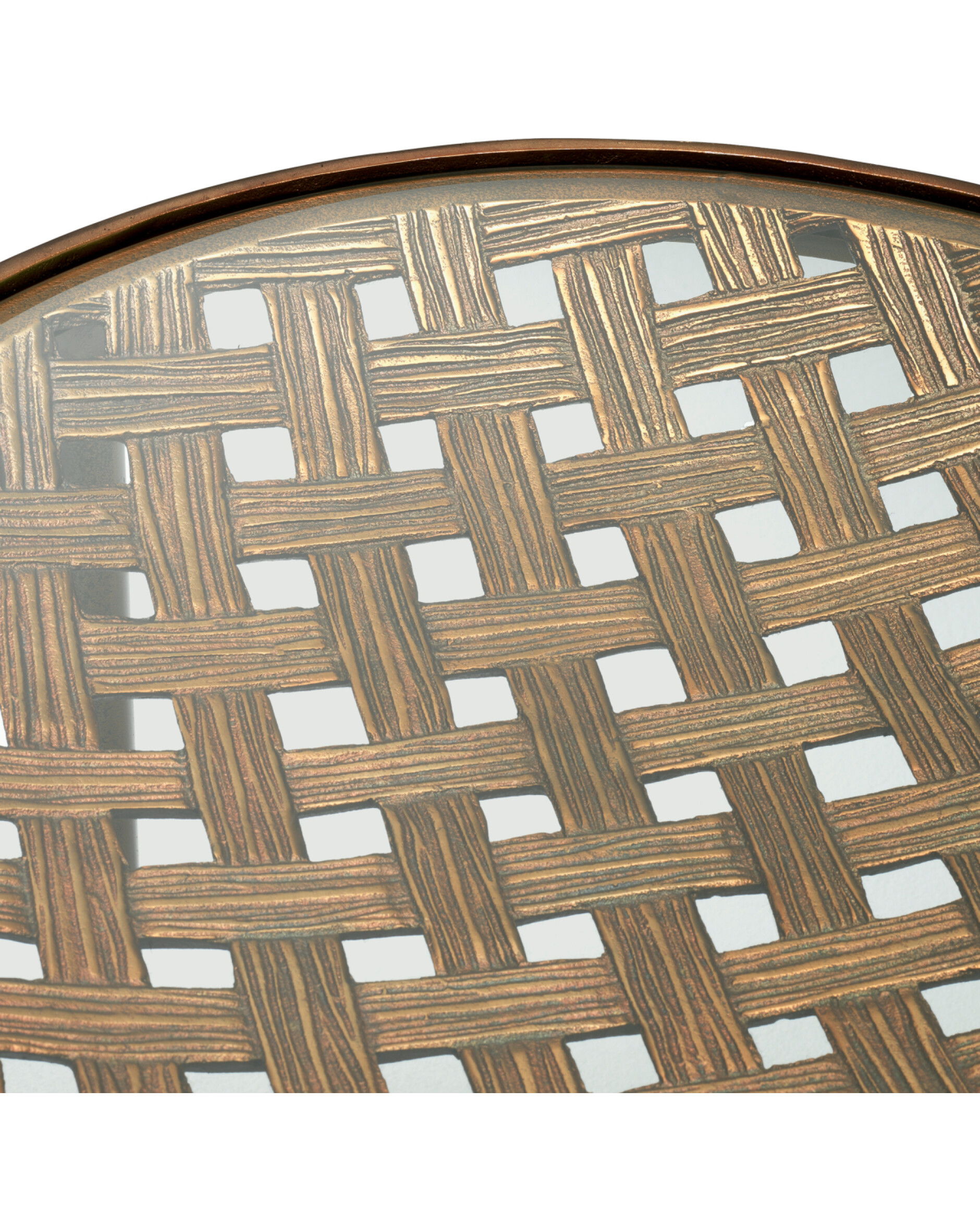 Sorrento sidobord antik mässing