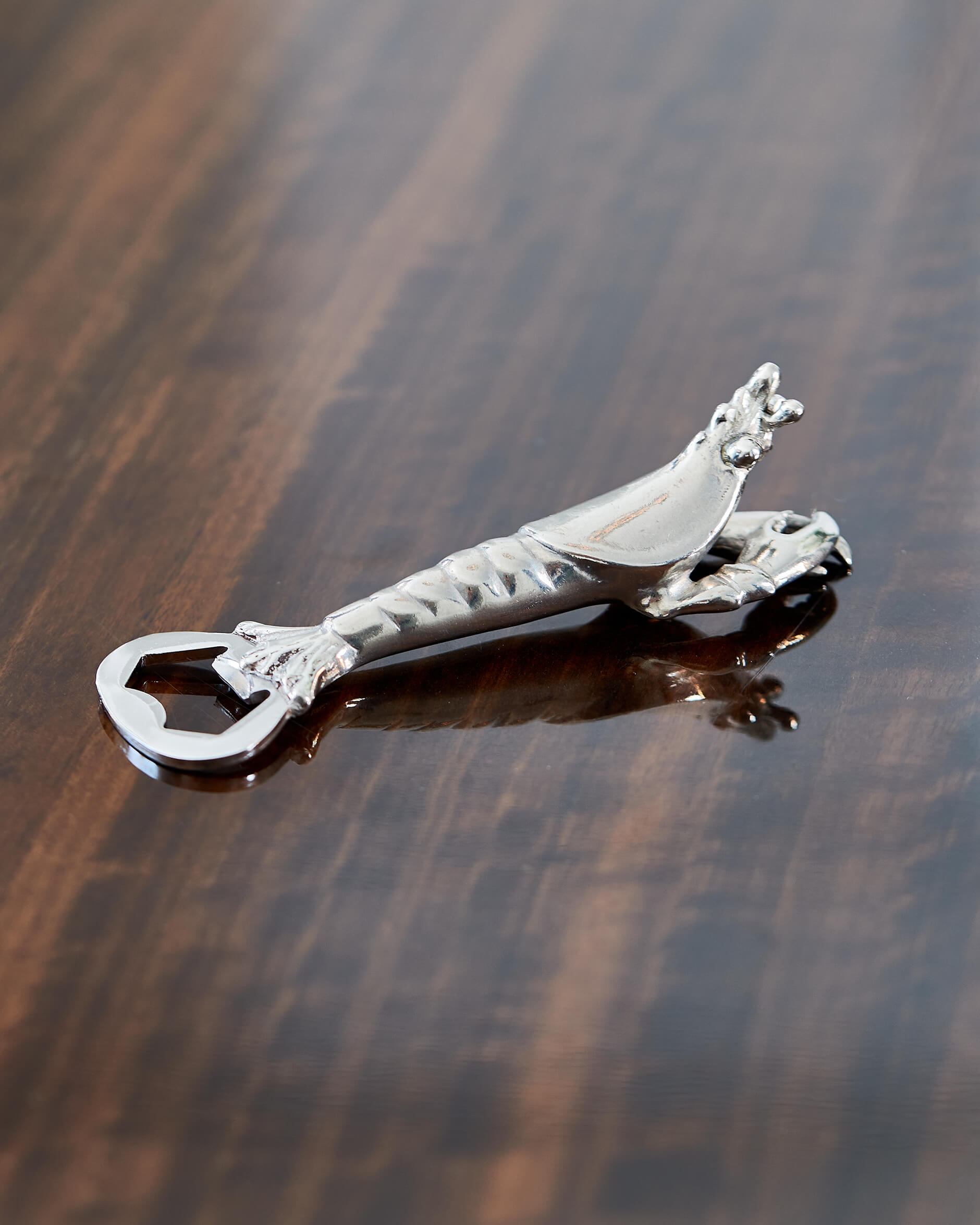 Räka flasköppnare tenn