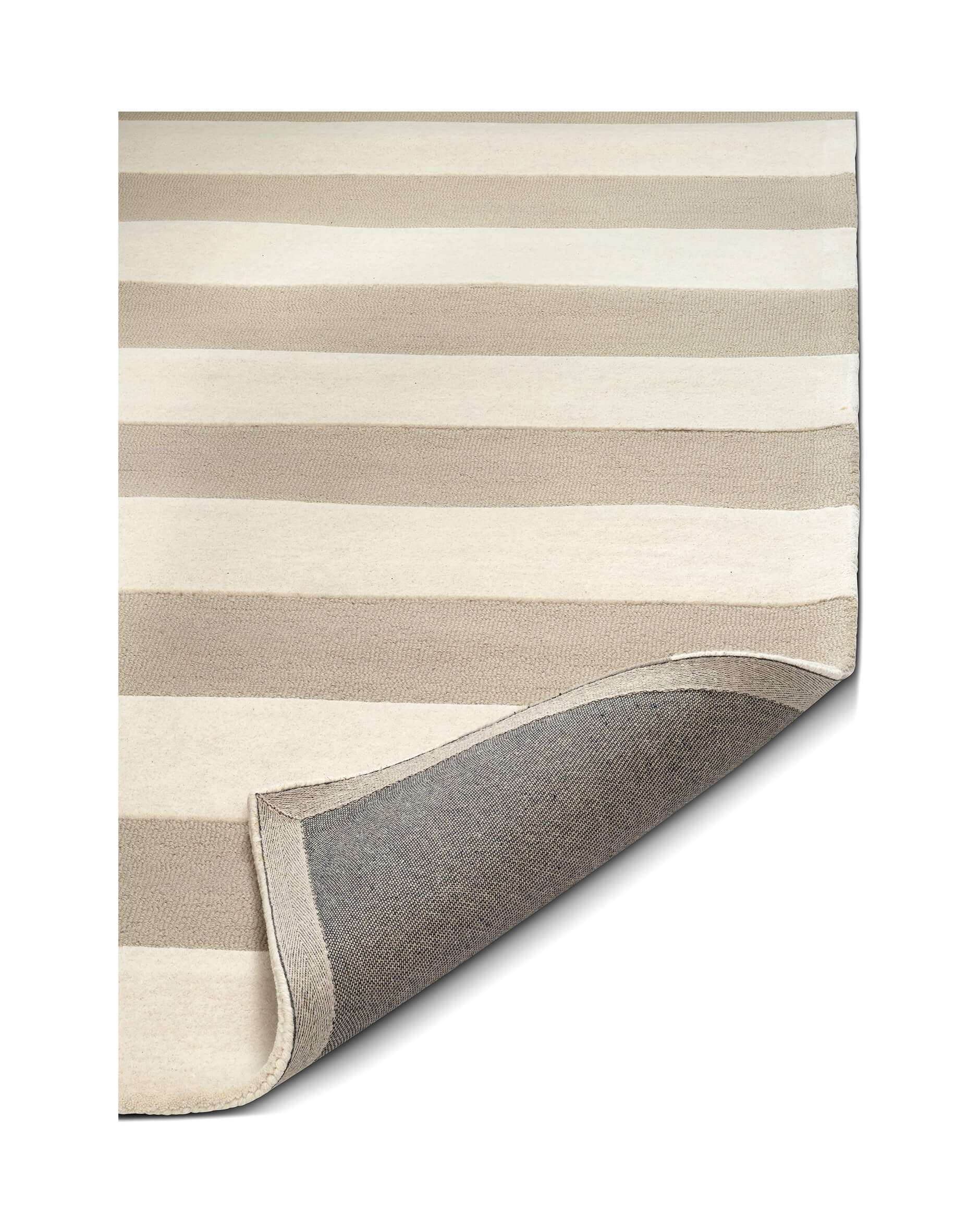 Stripe Boucle teppich Ivory/beige