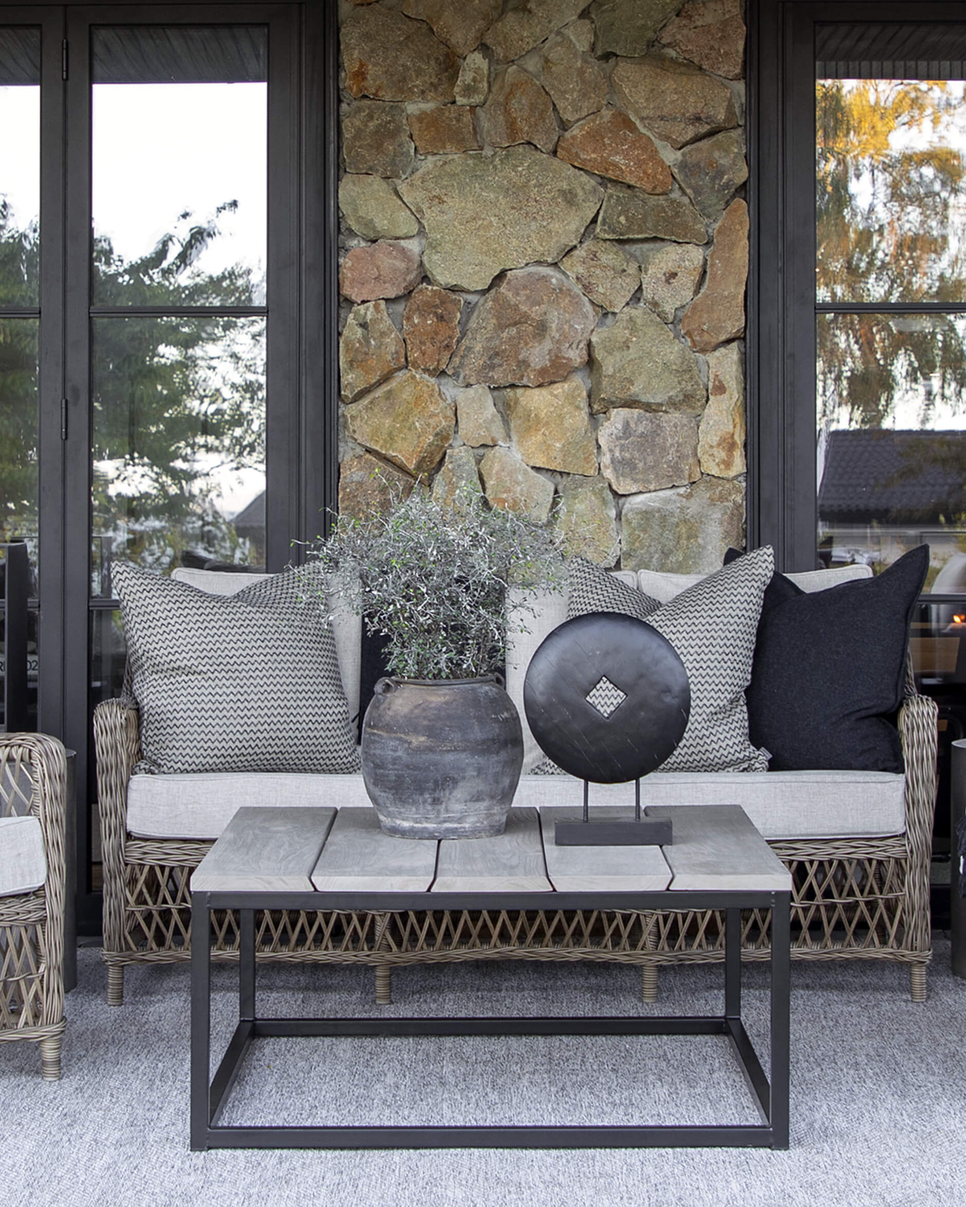 Anson soffbord charcoal