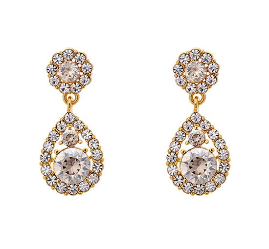 Petite Sofia Earrings Crystal