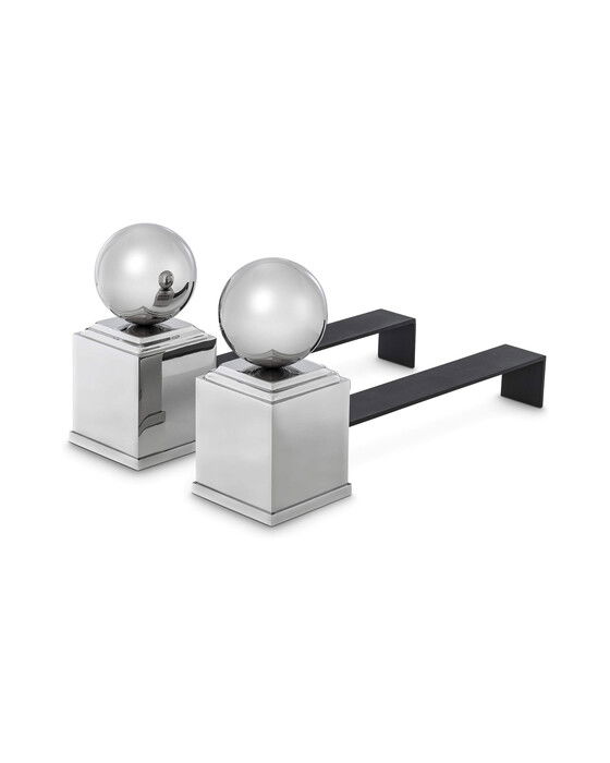 Viviers andiron nickel 2-pack | Inredning | Möbelexperten