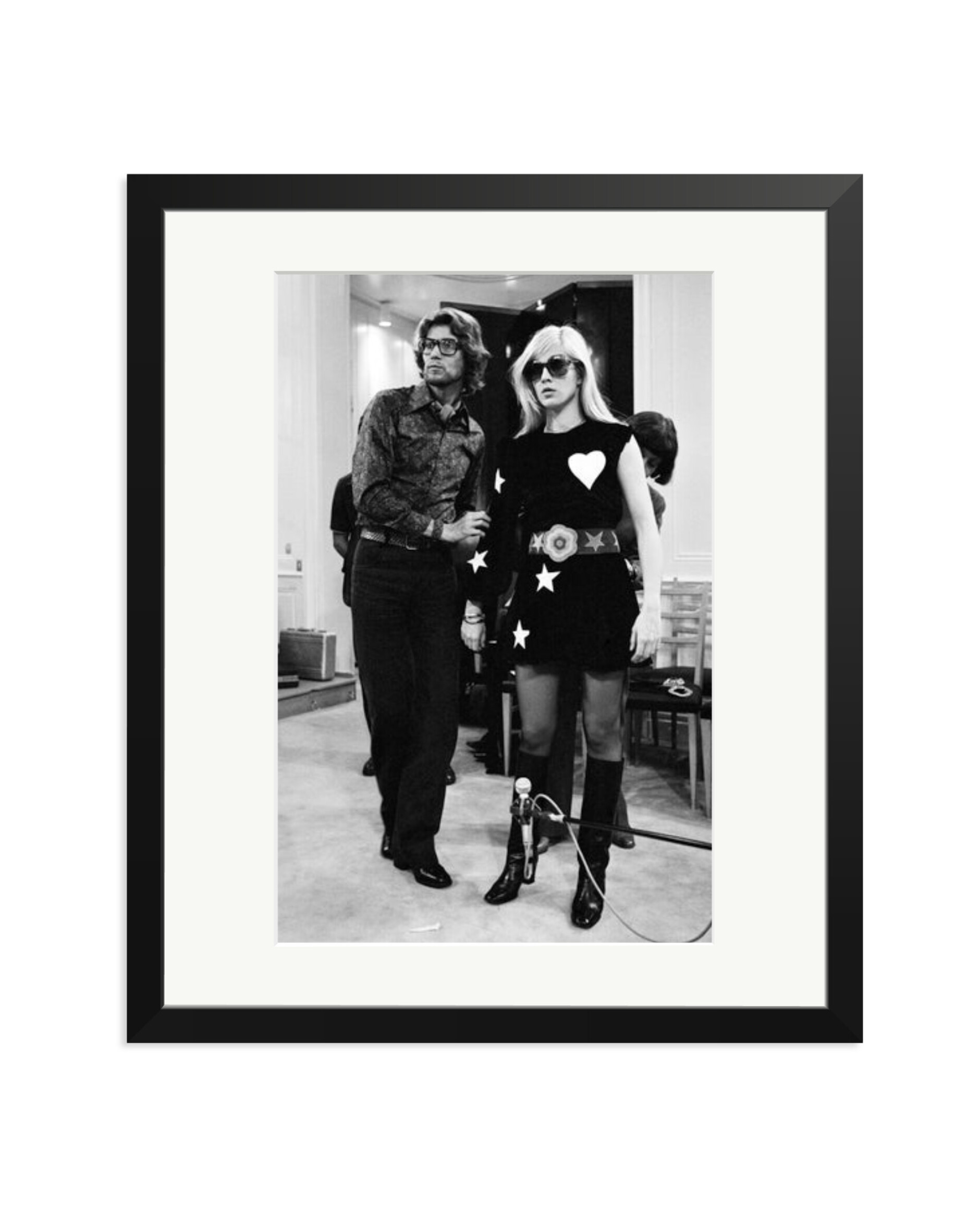 Sylvie Vartan at Yves Saint Laurent Black / Large