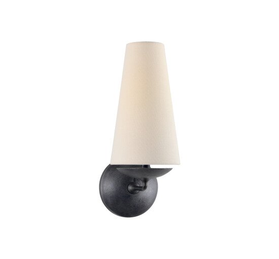 null - Fontaine Single Sconce Black