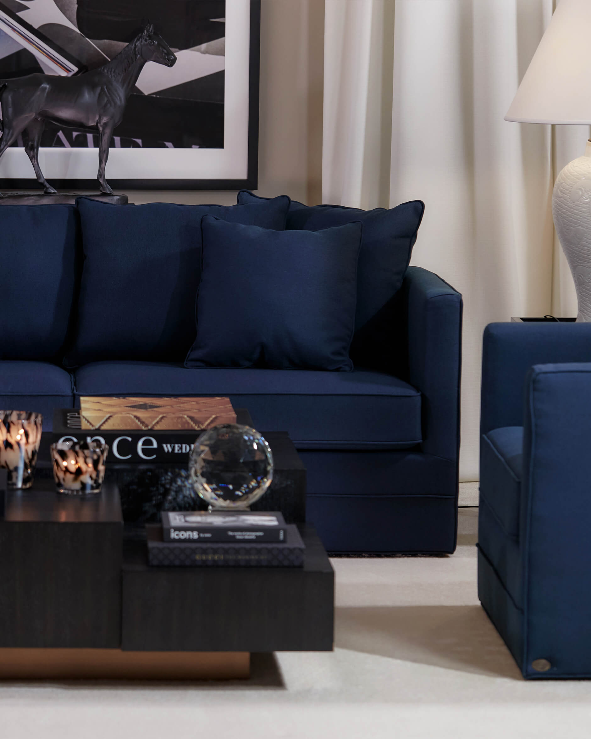 Monroe Sofa Indigo