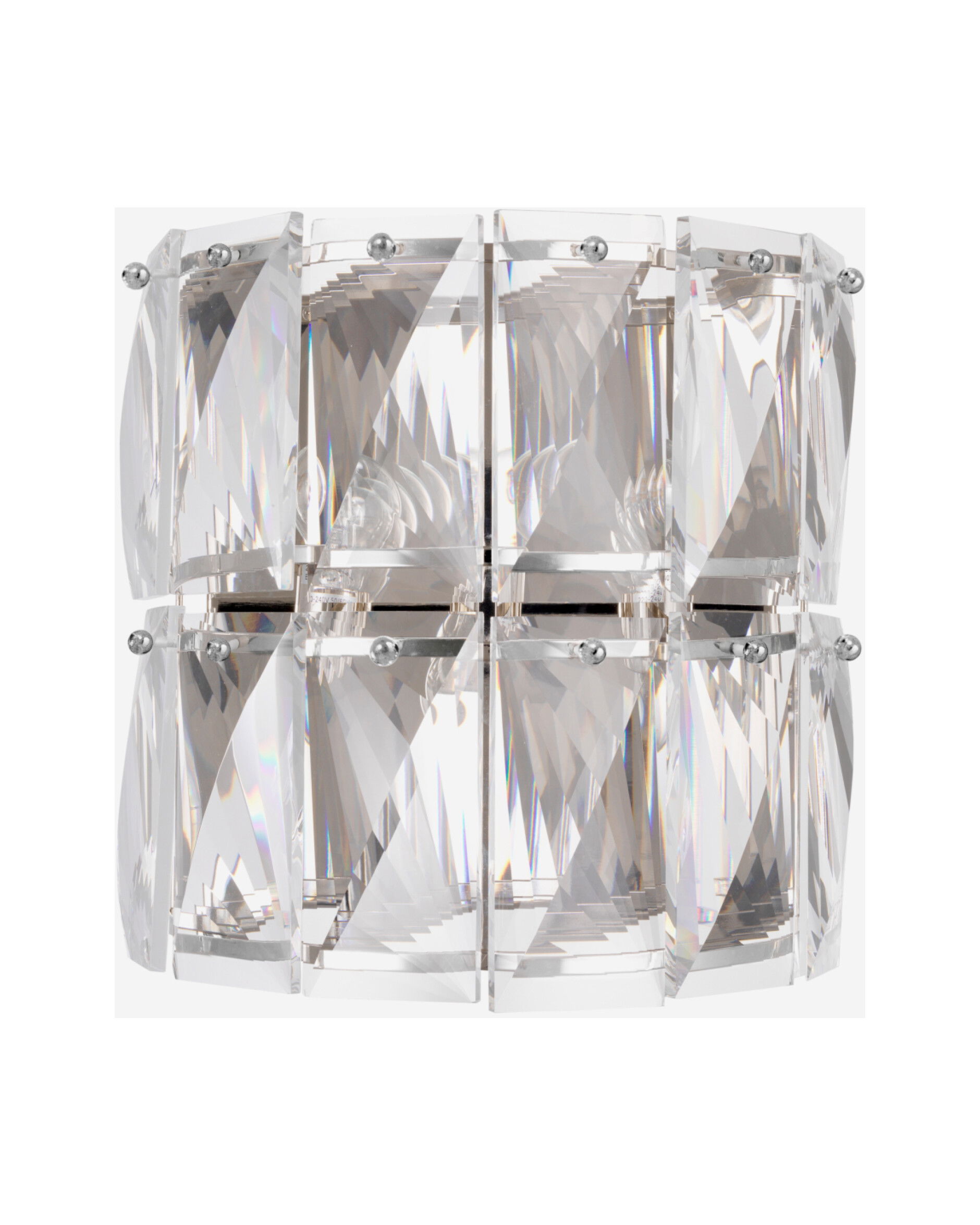 Amazone vägglampa nickel