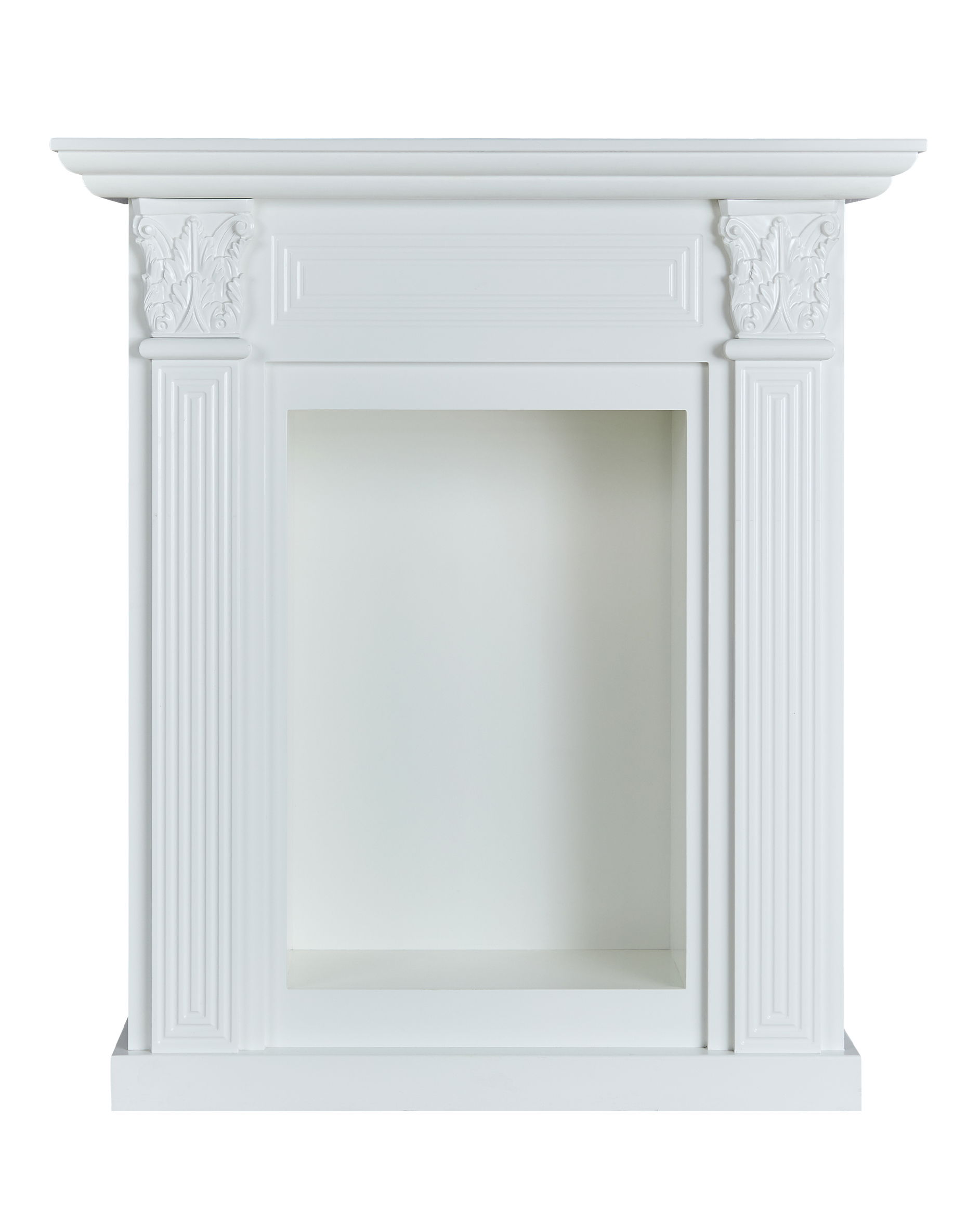 Warren öppen spis classic white