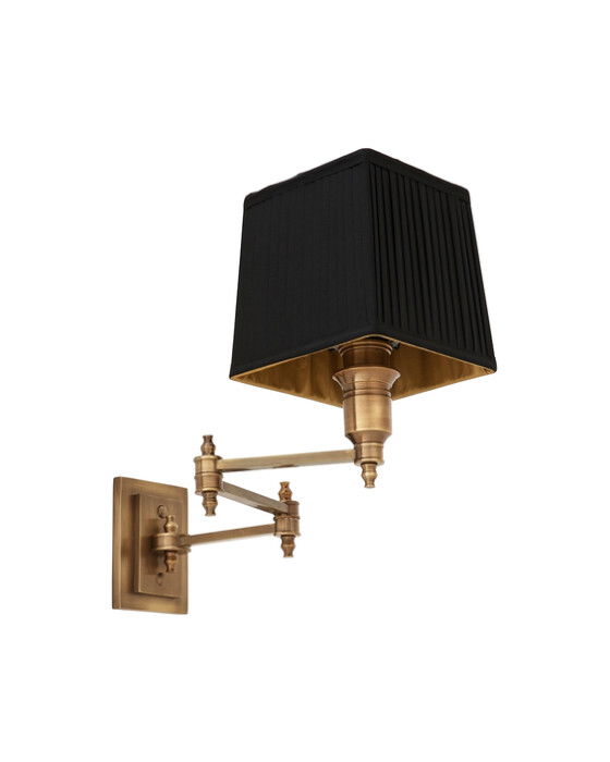 Lexington Swing Wall Lamp, Brass