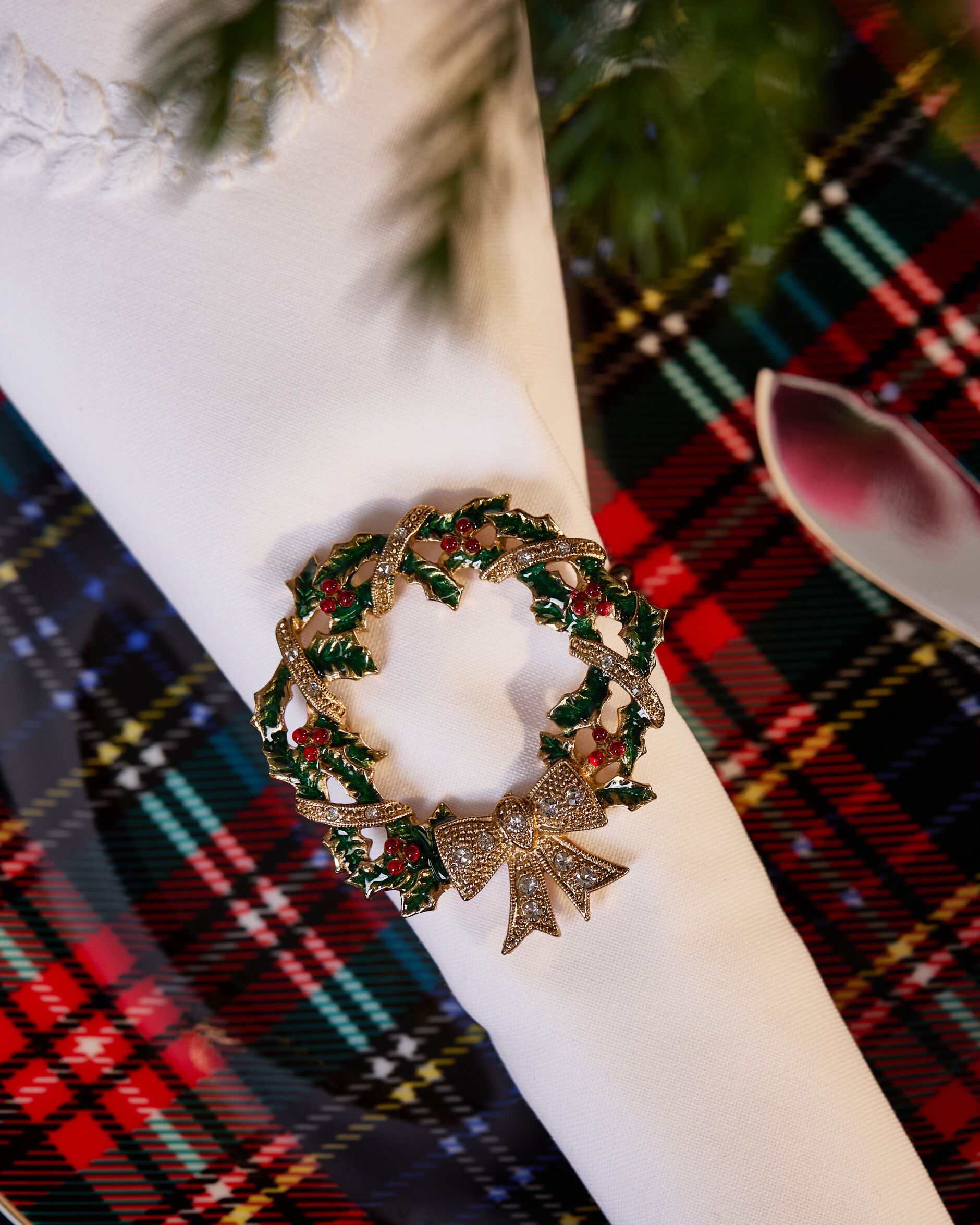 Birgitte krans serviettring