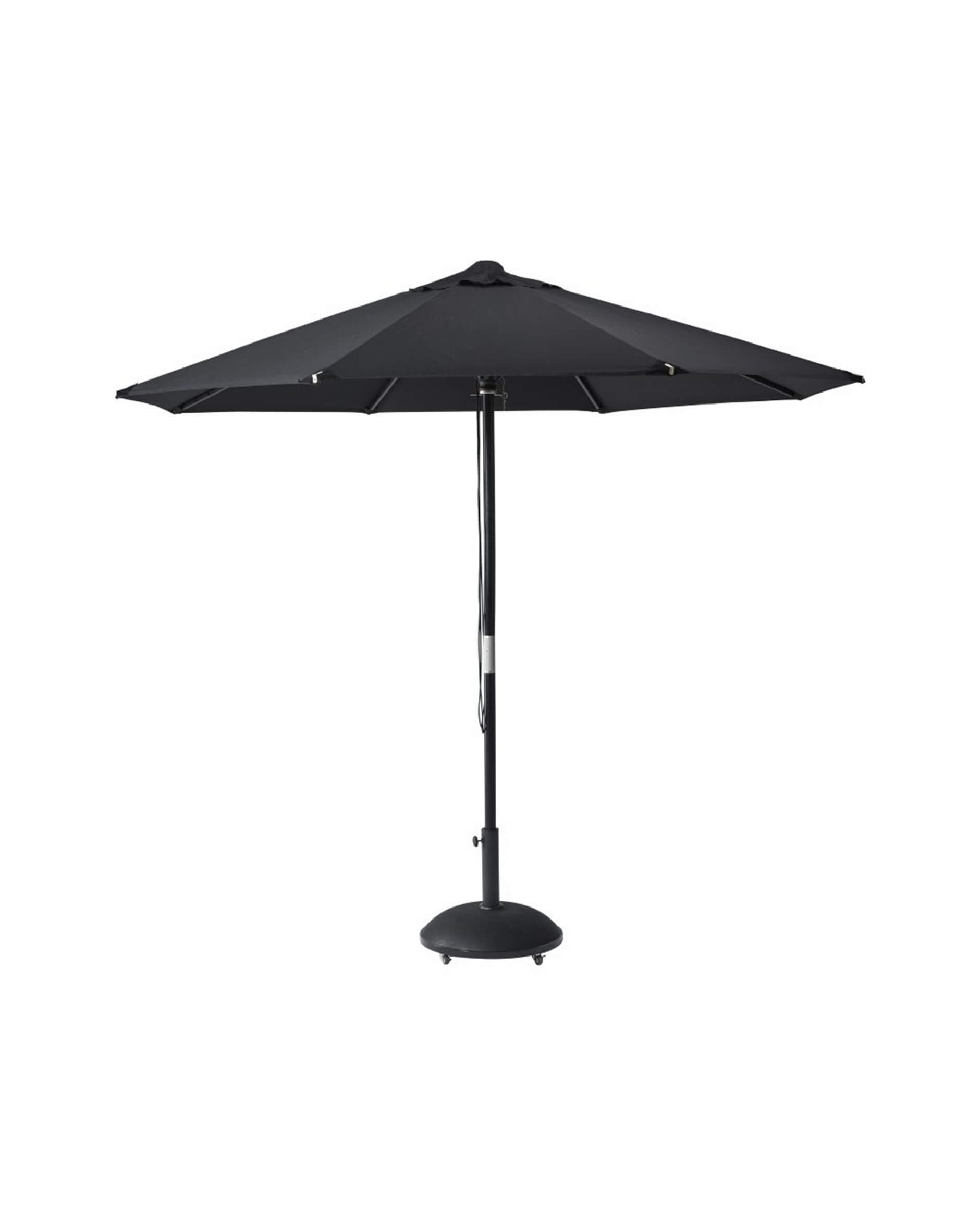 Alternativ bild 1 för Cinas, Capri nero parasoll 300 cm svart