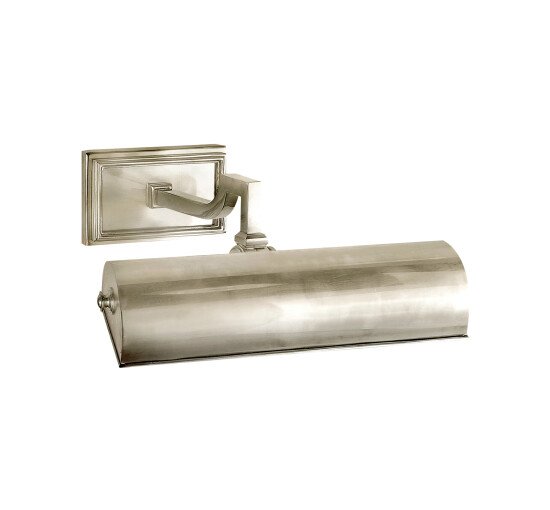 Brushed Nickel - Dean 9" Picture Light Natural Brass