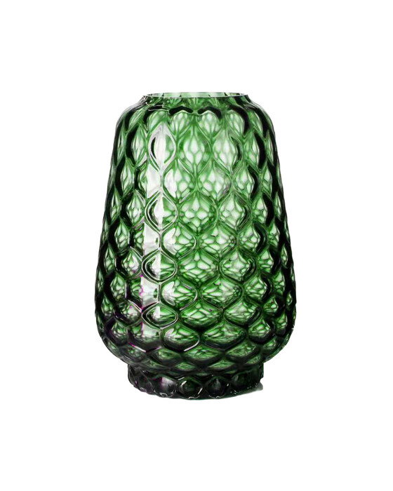 Mercer glassvase gr&oslash;nn