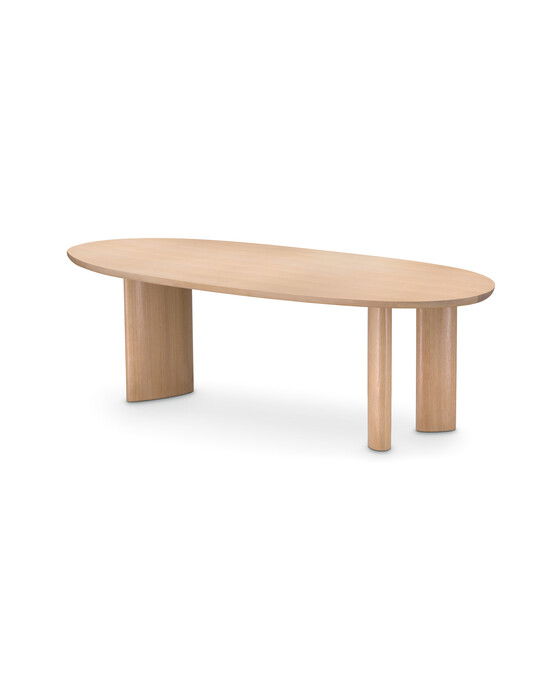 Lindner matbord natural oak veneer