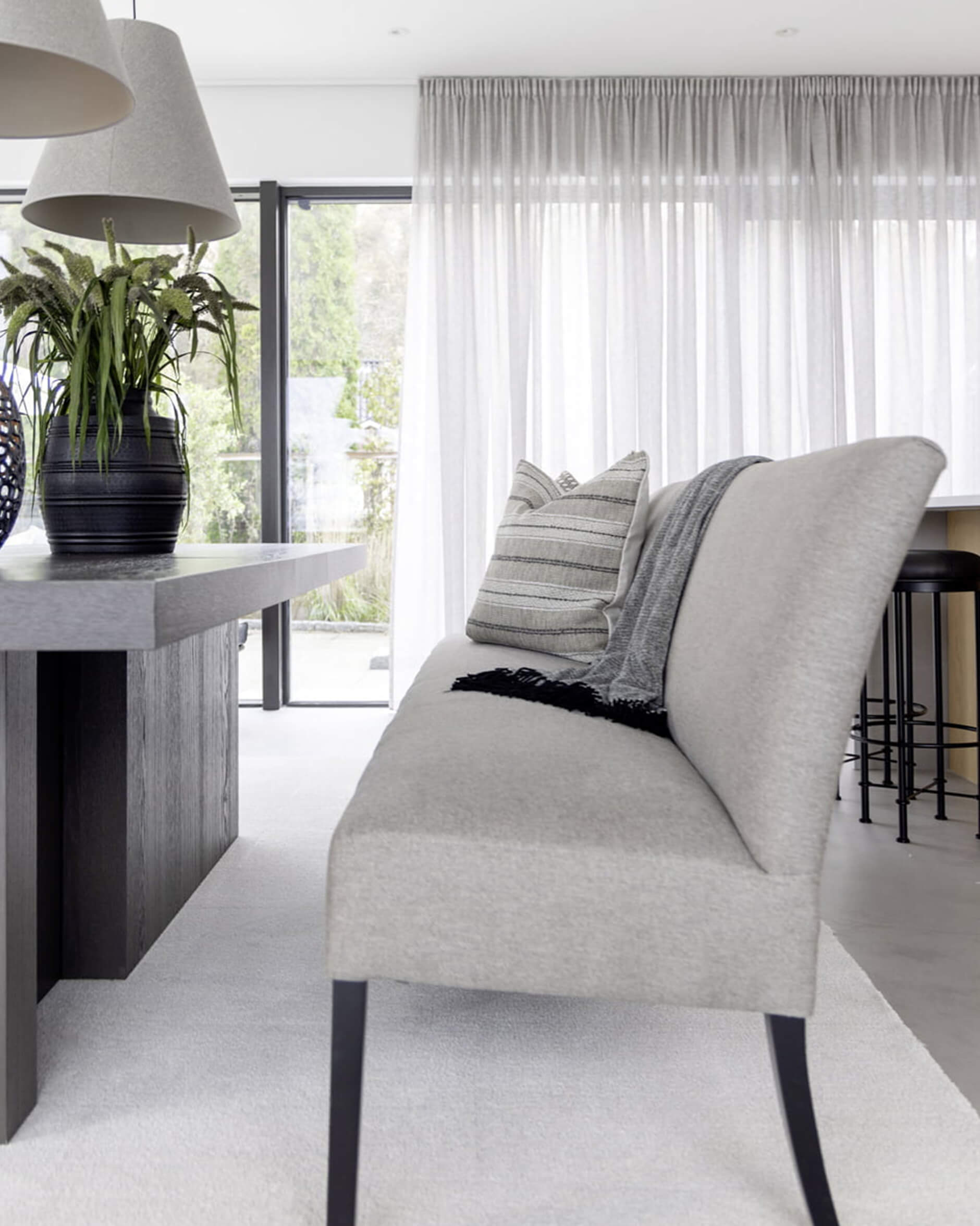 Nomad Multi Stripe Cushion Cover Linen