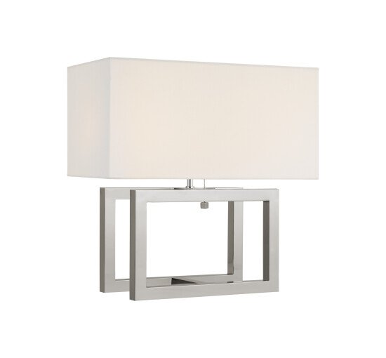 null - Galerie Table Lamp Polished Nickel Medium