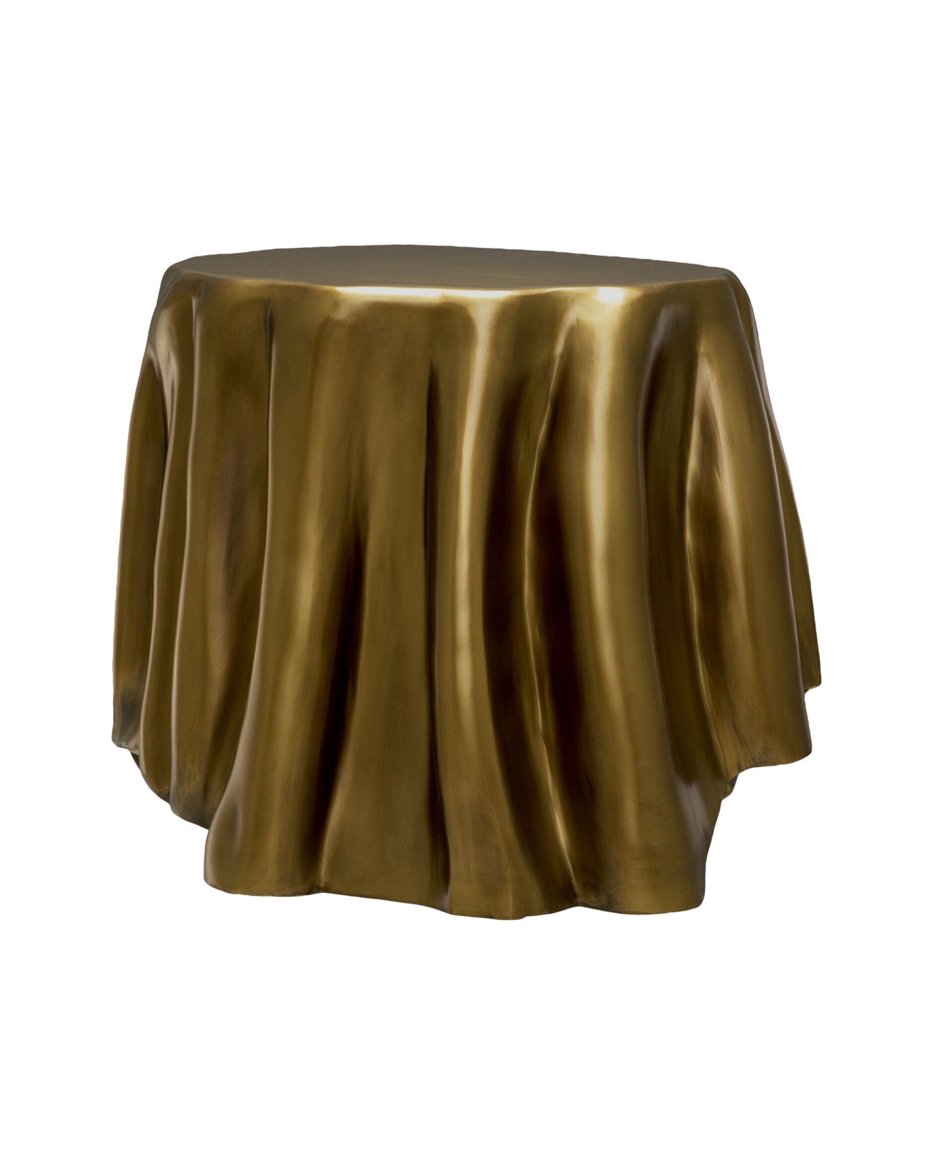 Chabot Side Table Vintage Brass