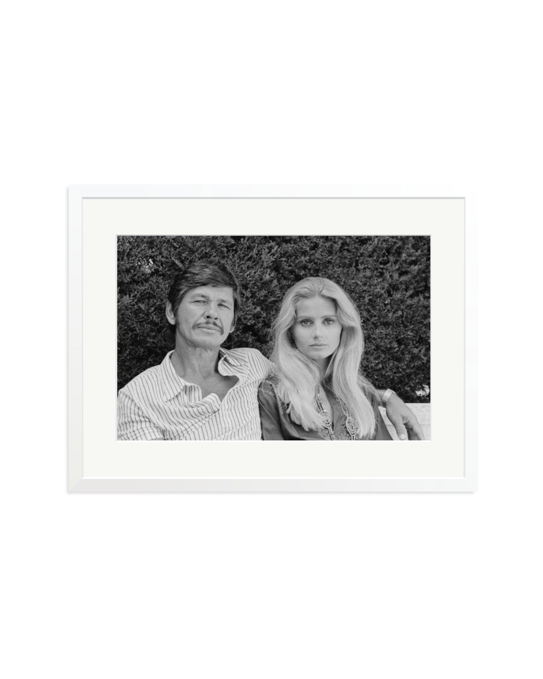 Charles Bronson and Jill Ireland White / XL