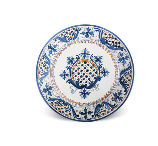 Fontane Bianche Serving Dish Blue