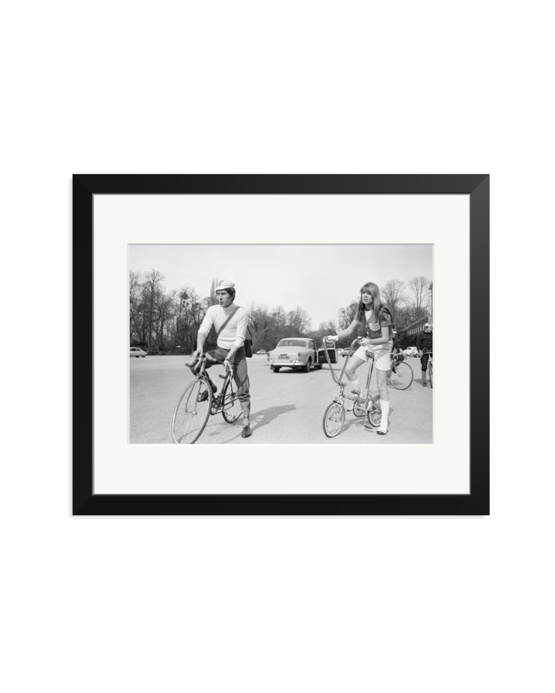 Jacques Dutronc and Françoise Hardy Black / Medium