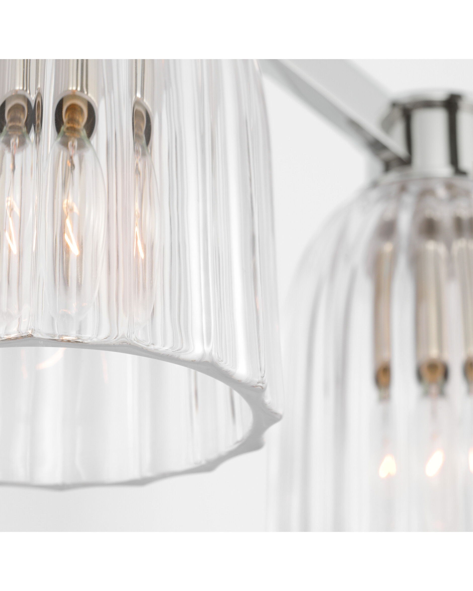 Asalea vägglampa dubbel nickel