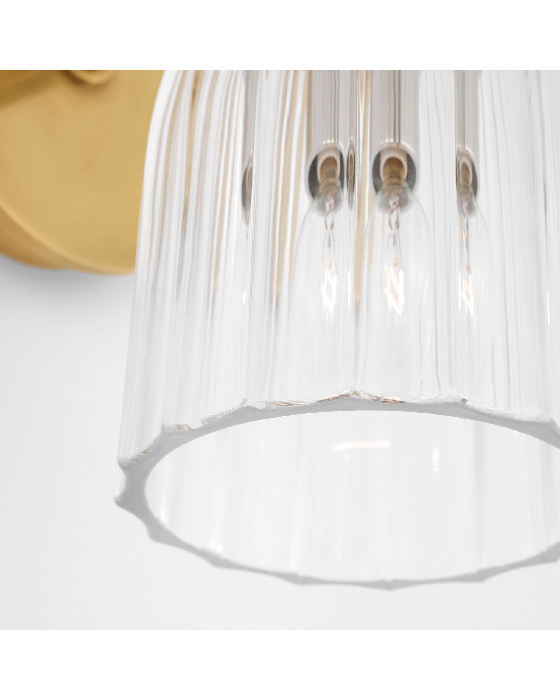 Asalea vägglampa antik mässing