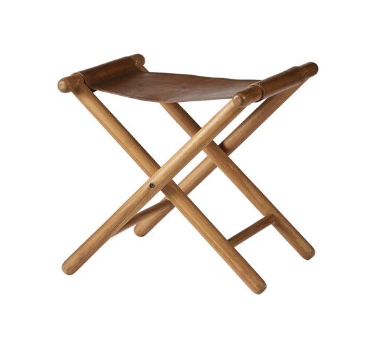 Brown - Faro folding stool black