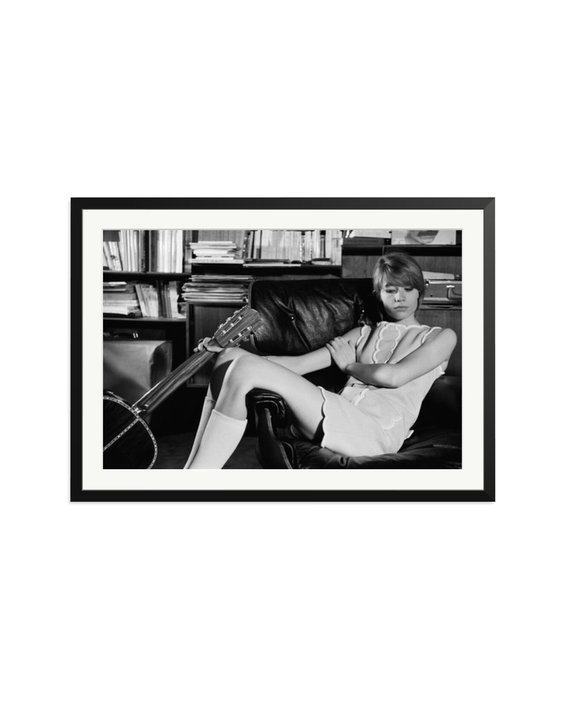 Francoise Hardy at Home Black / XXL