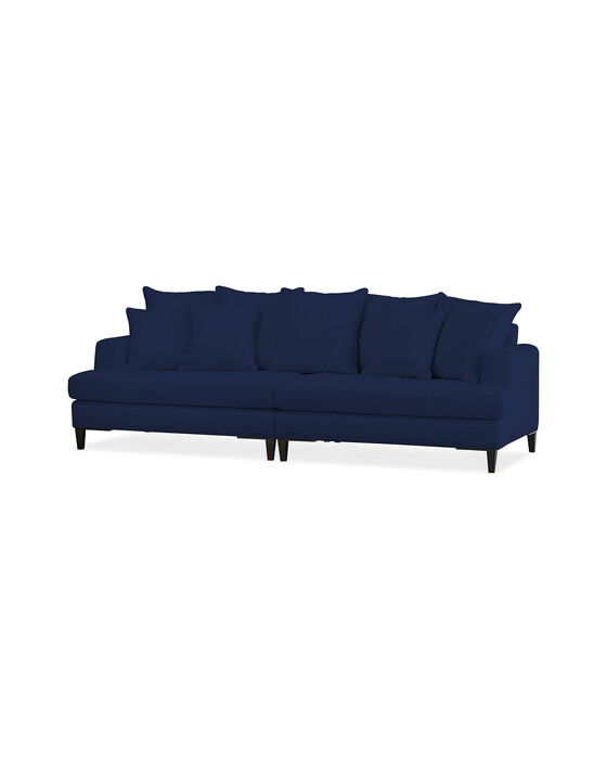 los angeles soffa 4-sits indigo (delbar)