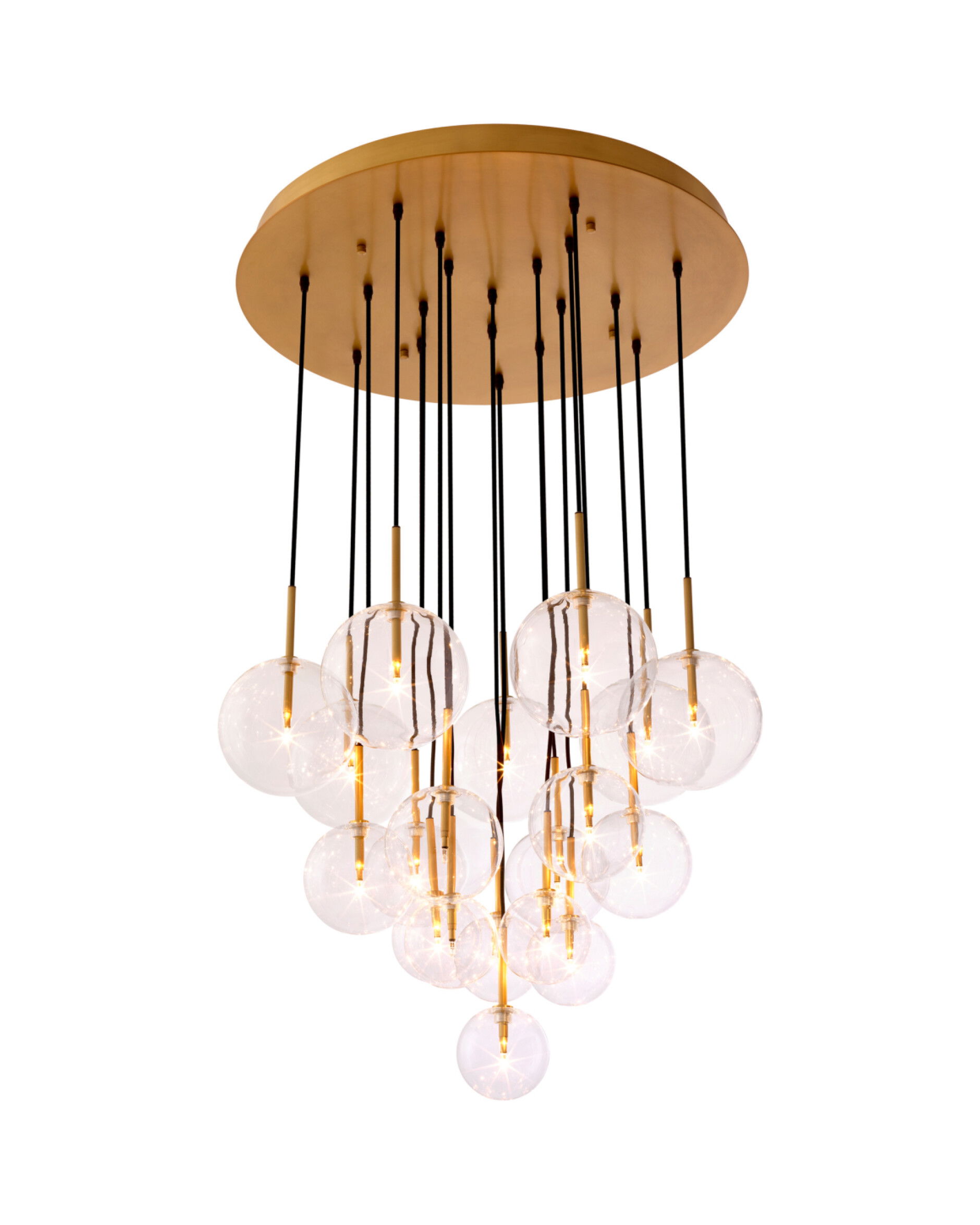 Aulani takkrona antik mässing