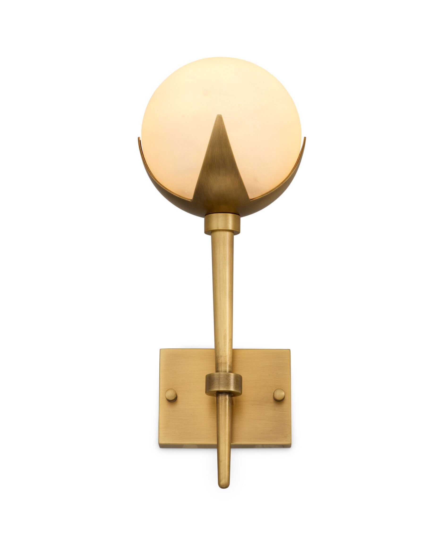 Alesa wandlamp antiekbehandeld messing